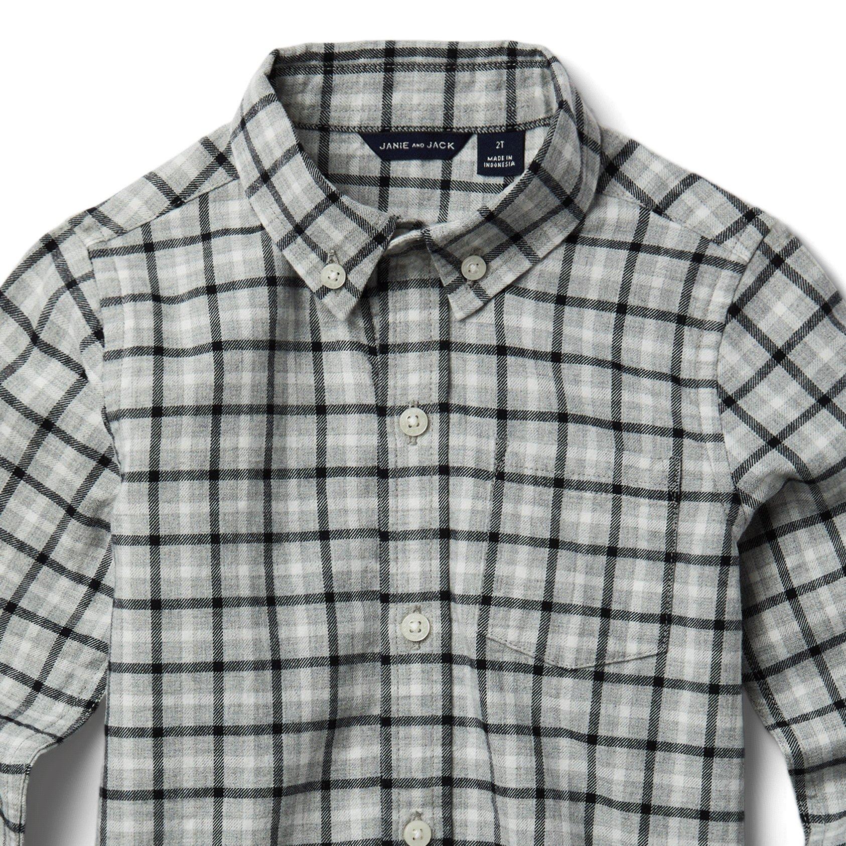 Plaid Brushed Twill Shirt image number 1