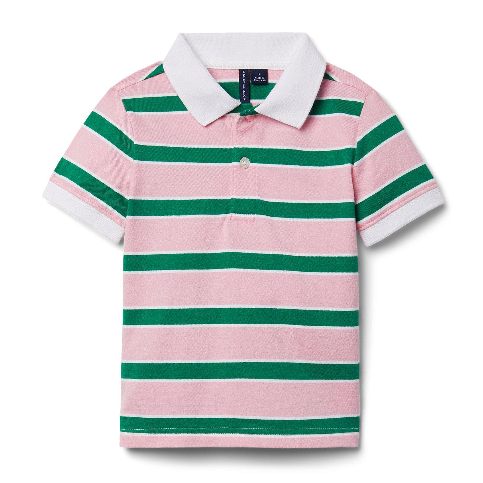 Striped Jersey Polo image number 0