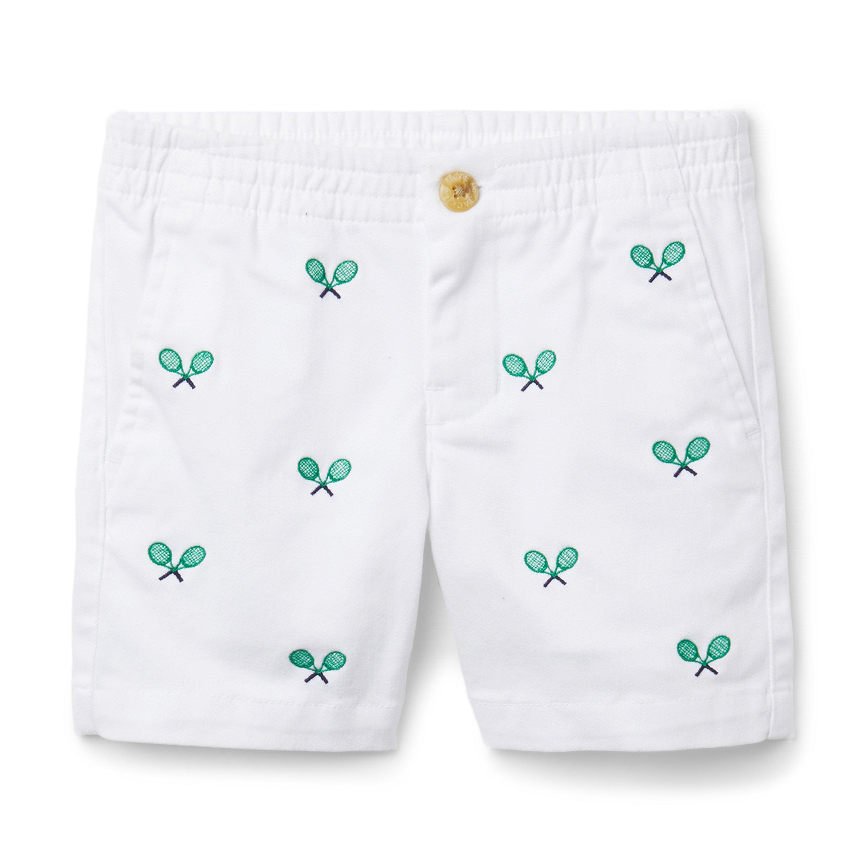 Embroidered Twill Tennis Short image number 0