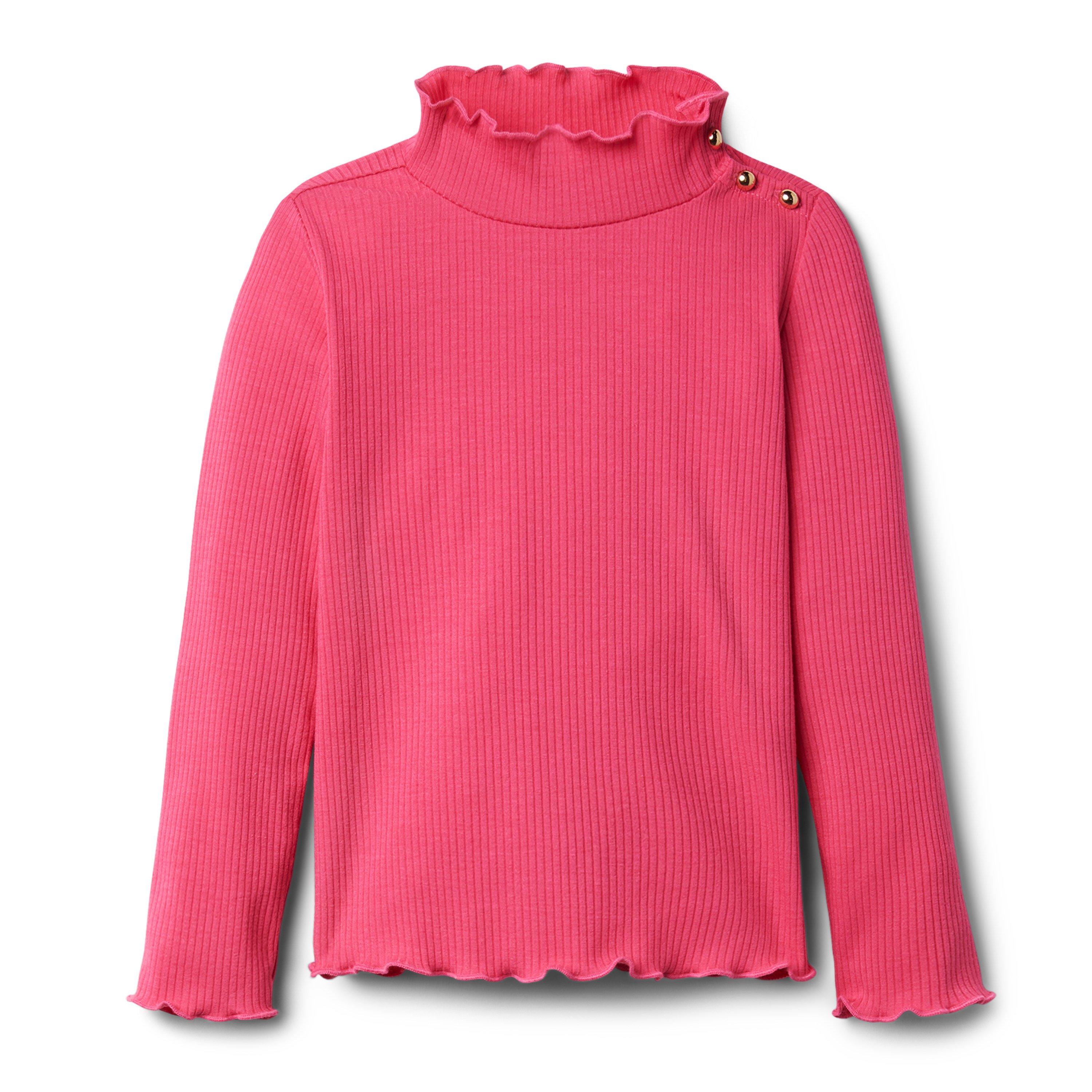 Ruffle Trim Turtleneck image number 0