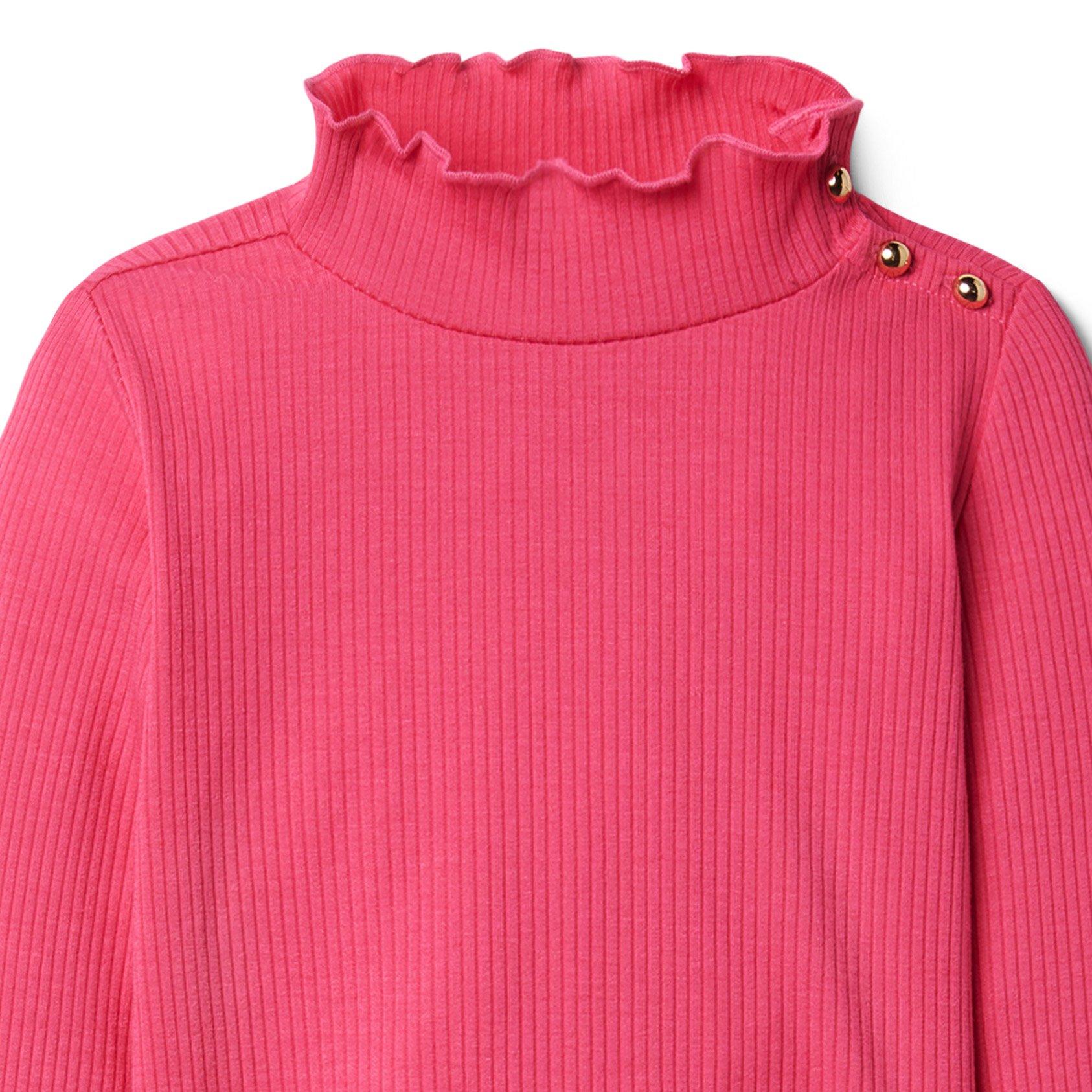 Ruffle Trim Turtleneck image number 2