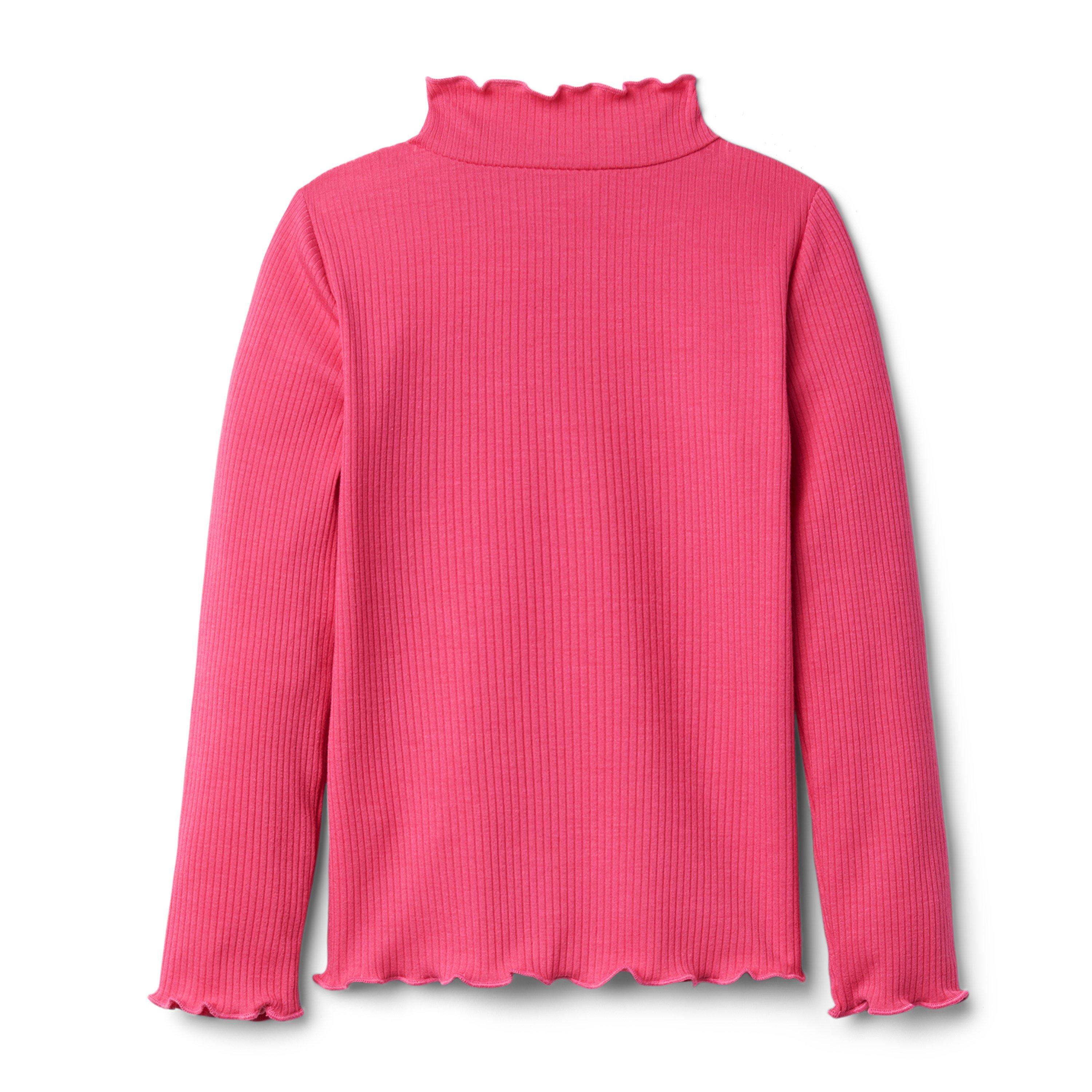 Ruffle Trim Turtleneck image number 1