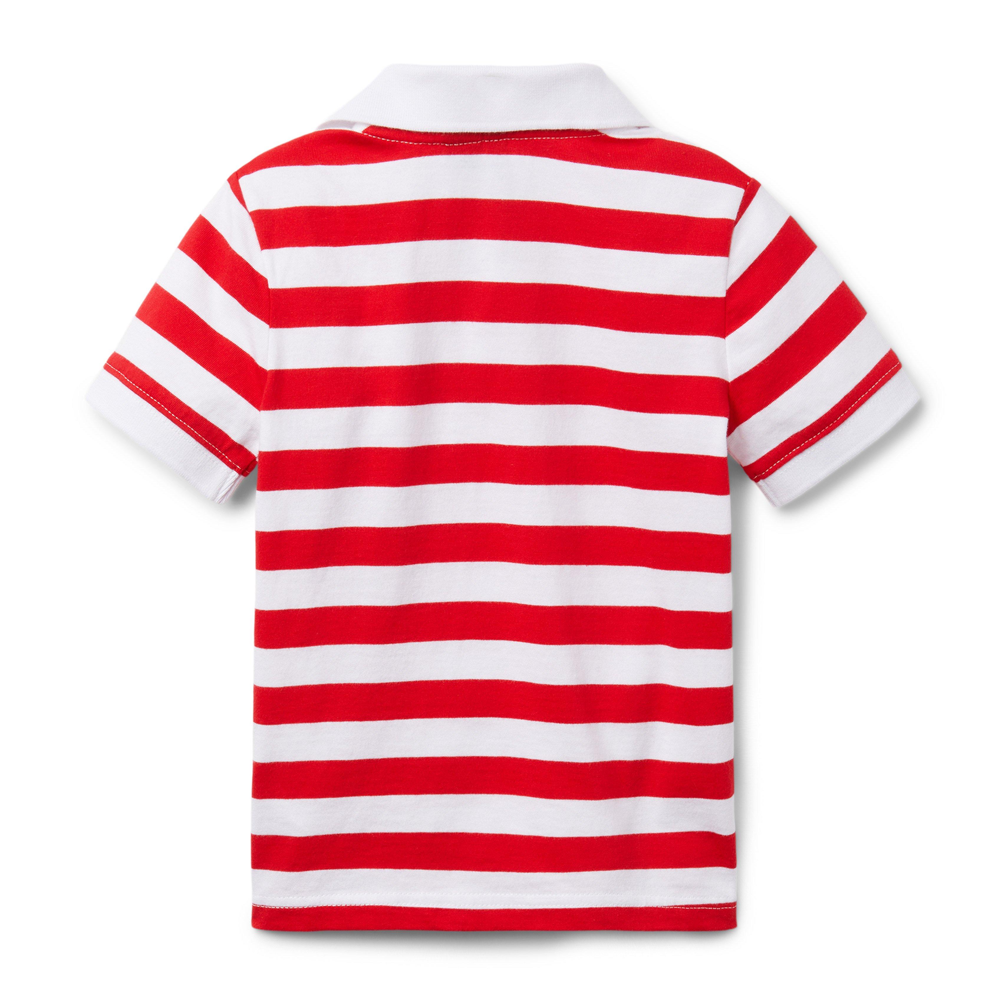 PEANUTS™ Striped Snoopy Polo image number 1