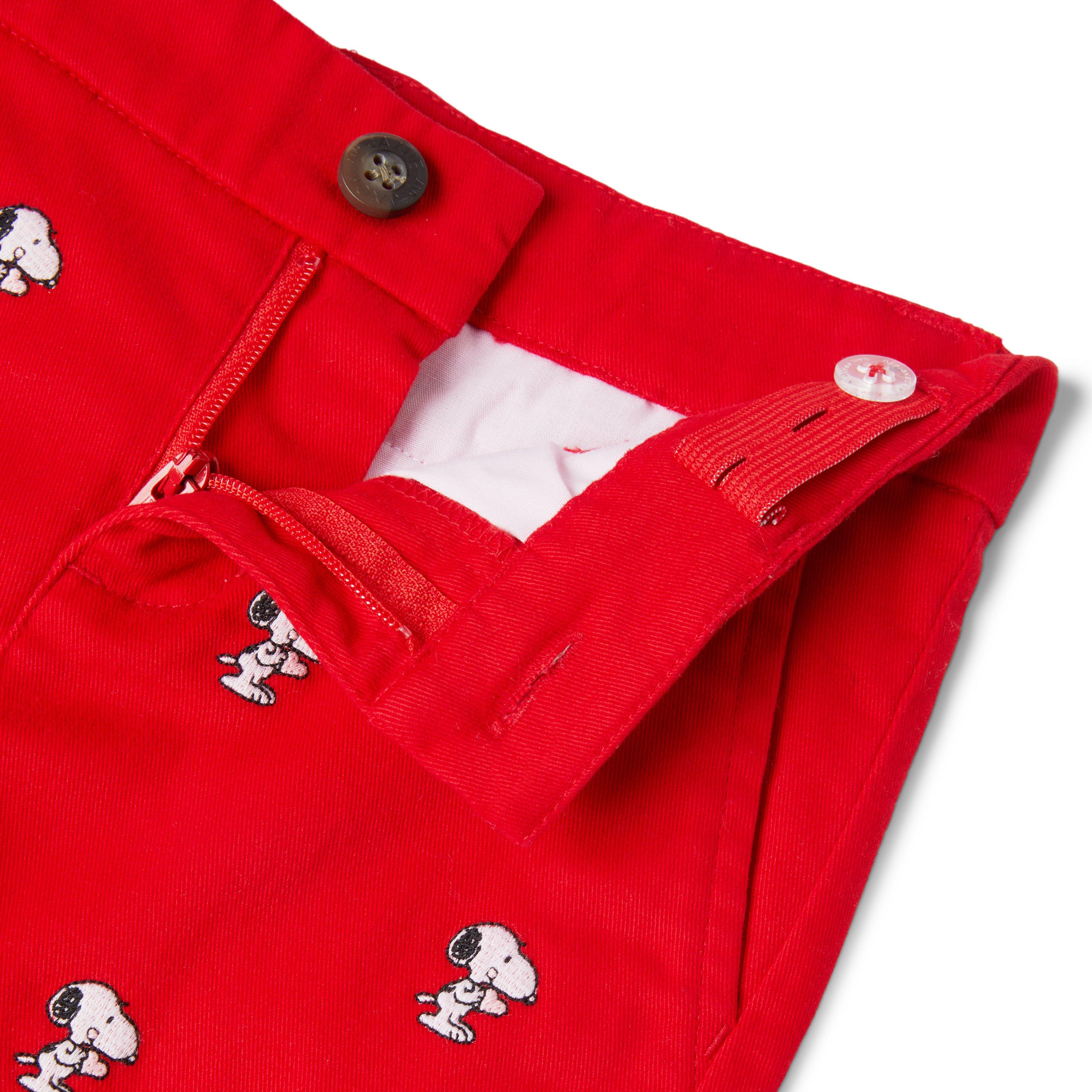 PEANUTS™ Snoopy Embroidered Twill Short image number 2