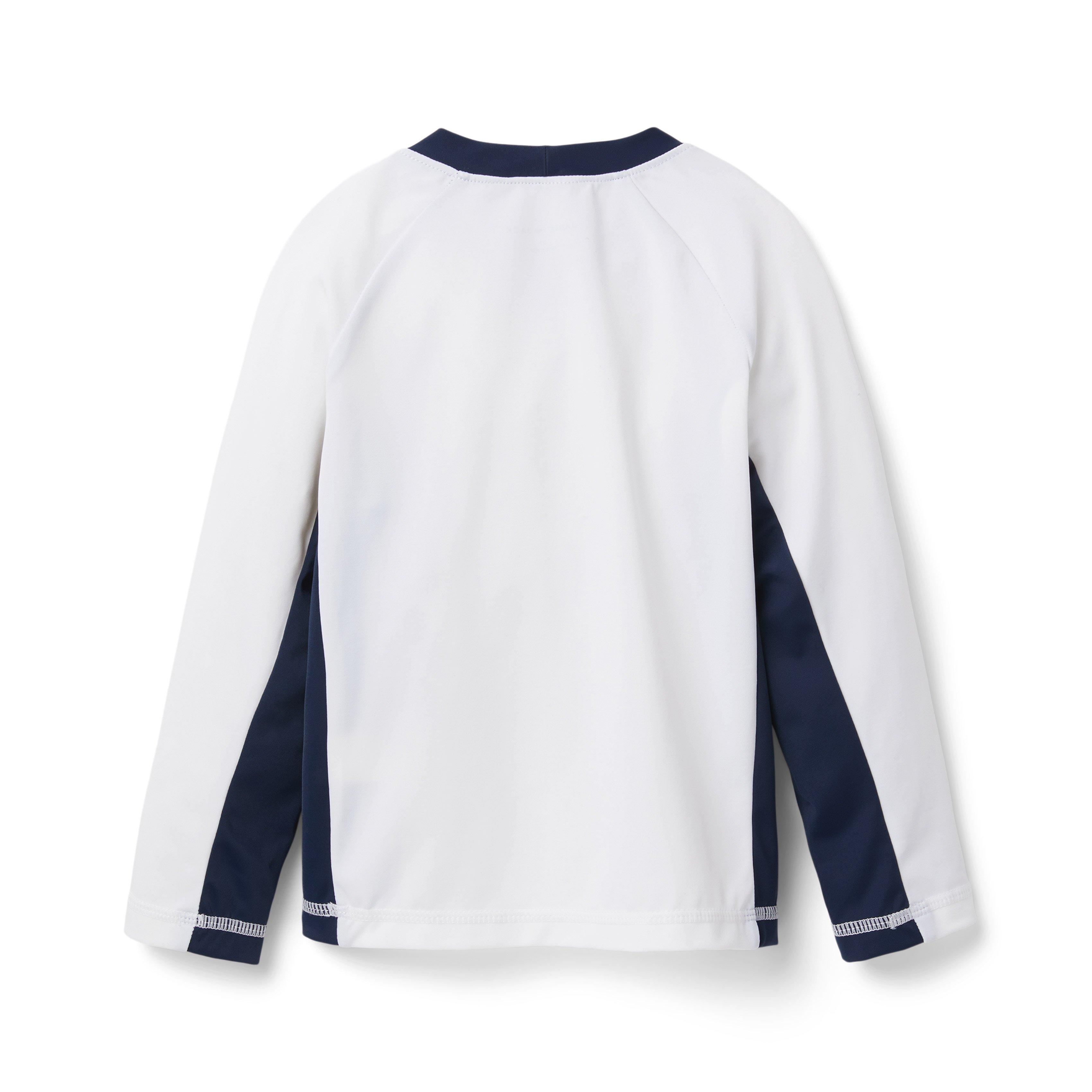 Colorblocked Anchor Rash Guard image number 1