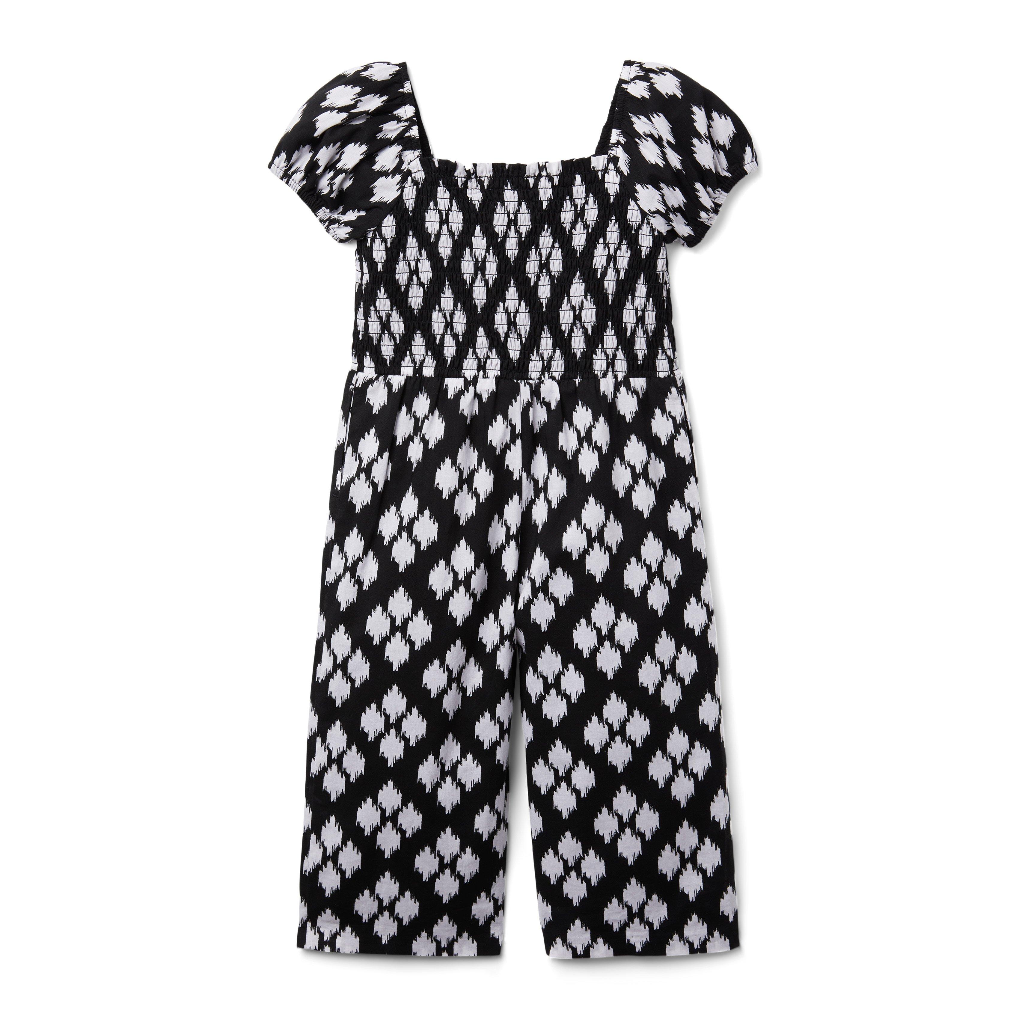 Ikat Smocked Jumpsuit  image number 1