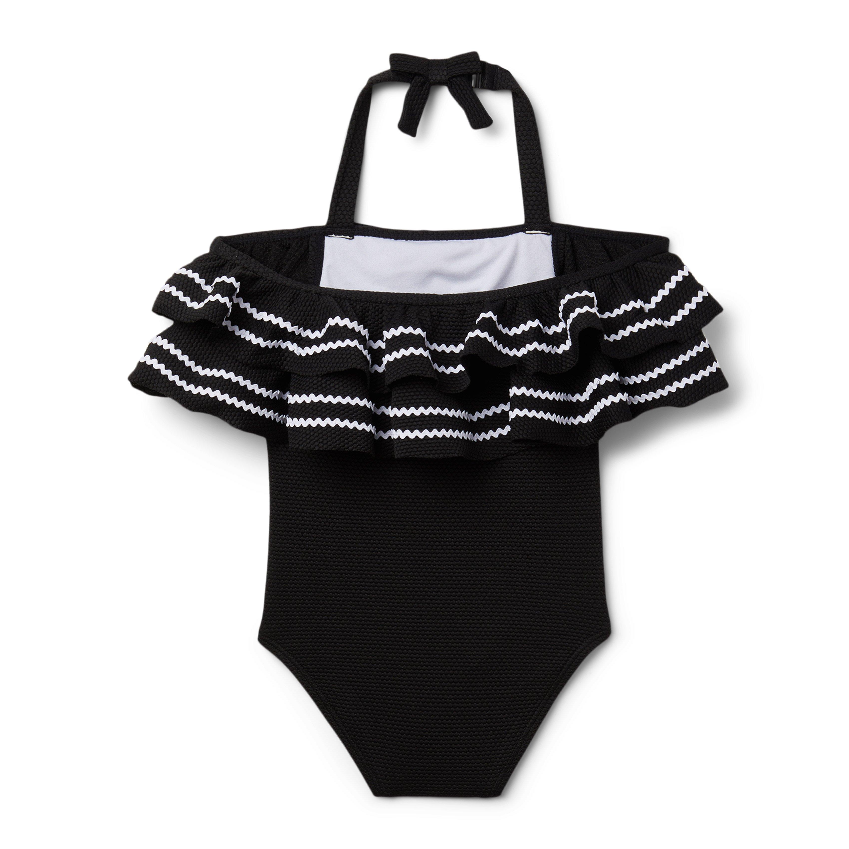 Ruffle Ric Rac Trim Swimsuit image number 1