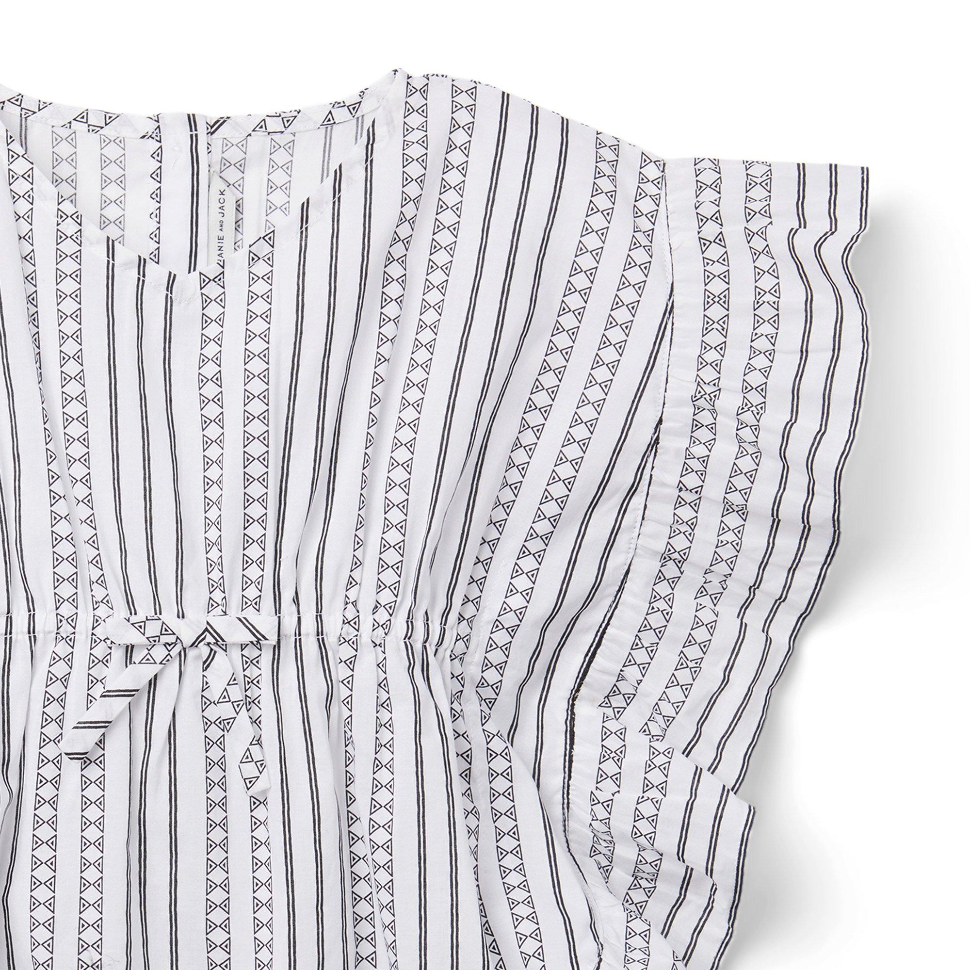 Geo Striped Swim Cover-Up image number 2