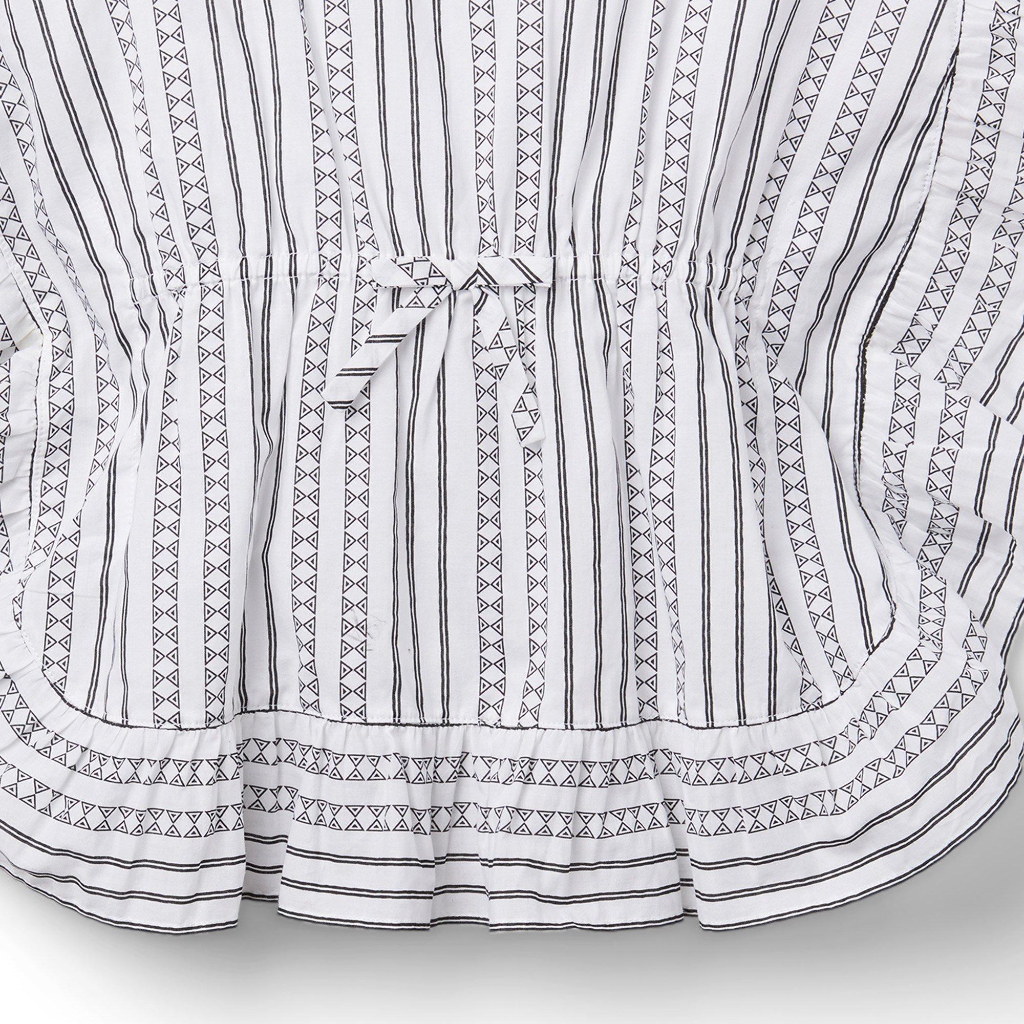 Geo Striped Swim Cover-Up image number 3