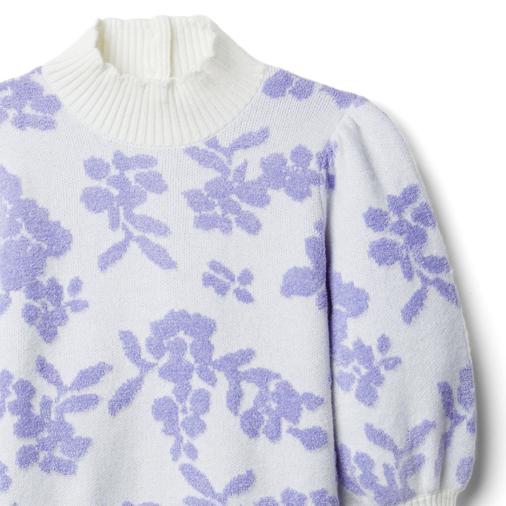 Floral Boucle Sweater Dress image number 2