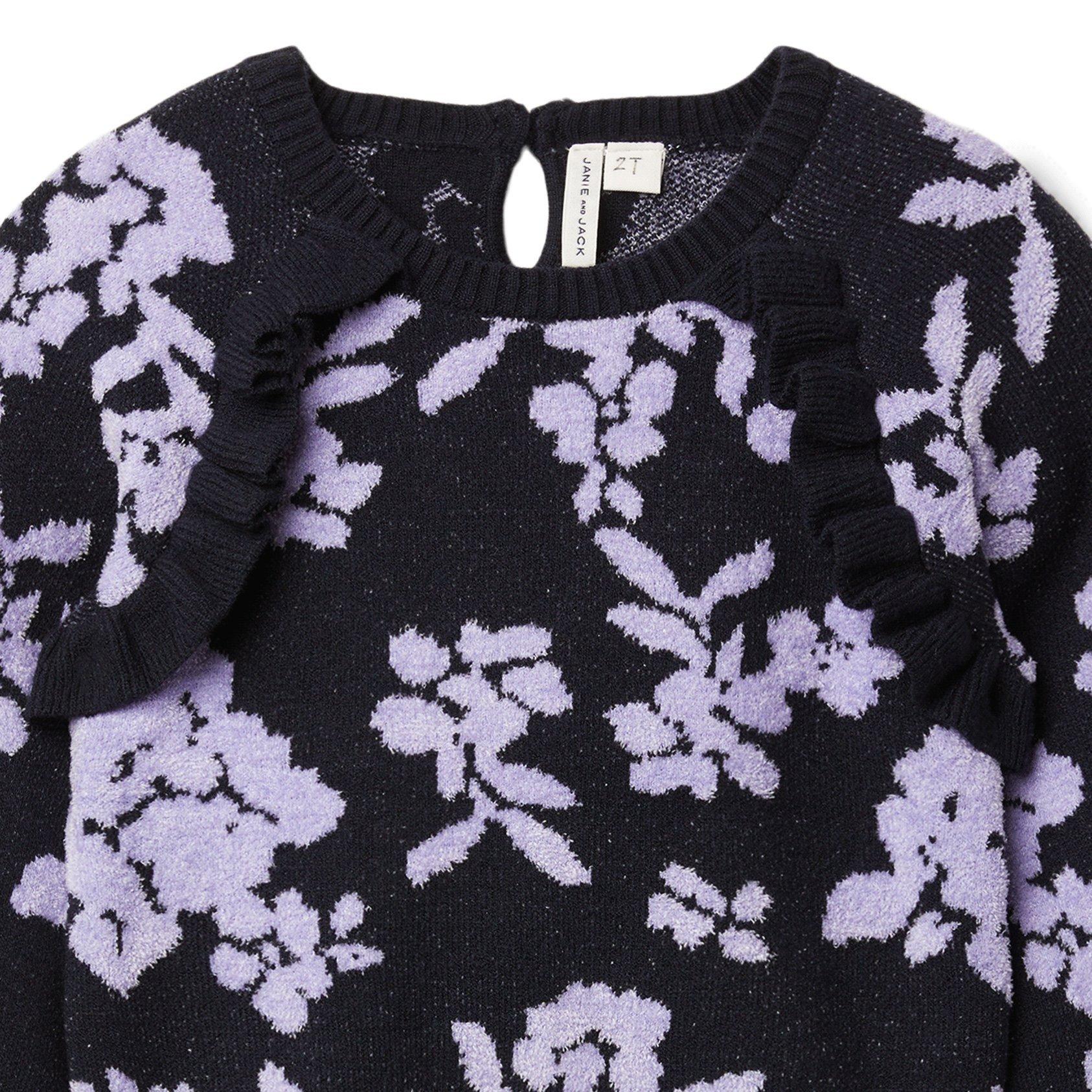 Floral Boucle Sweater image number 2