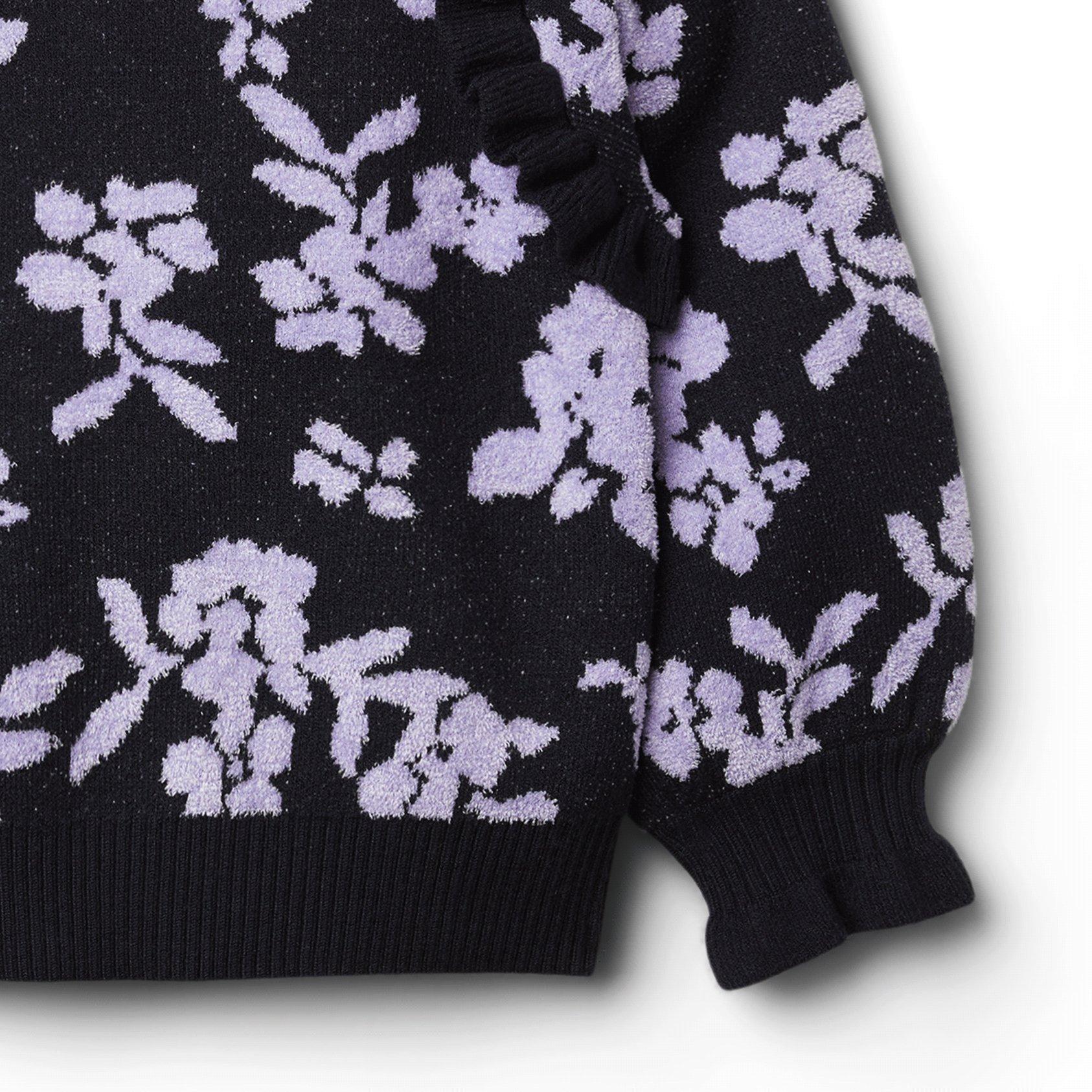 Floral Boucle Sweater image number 3