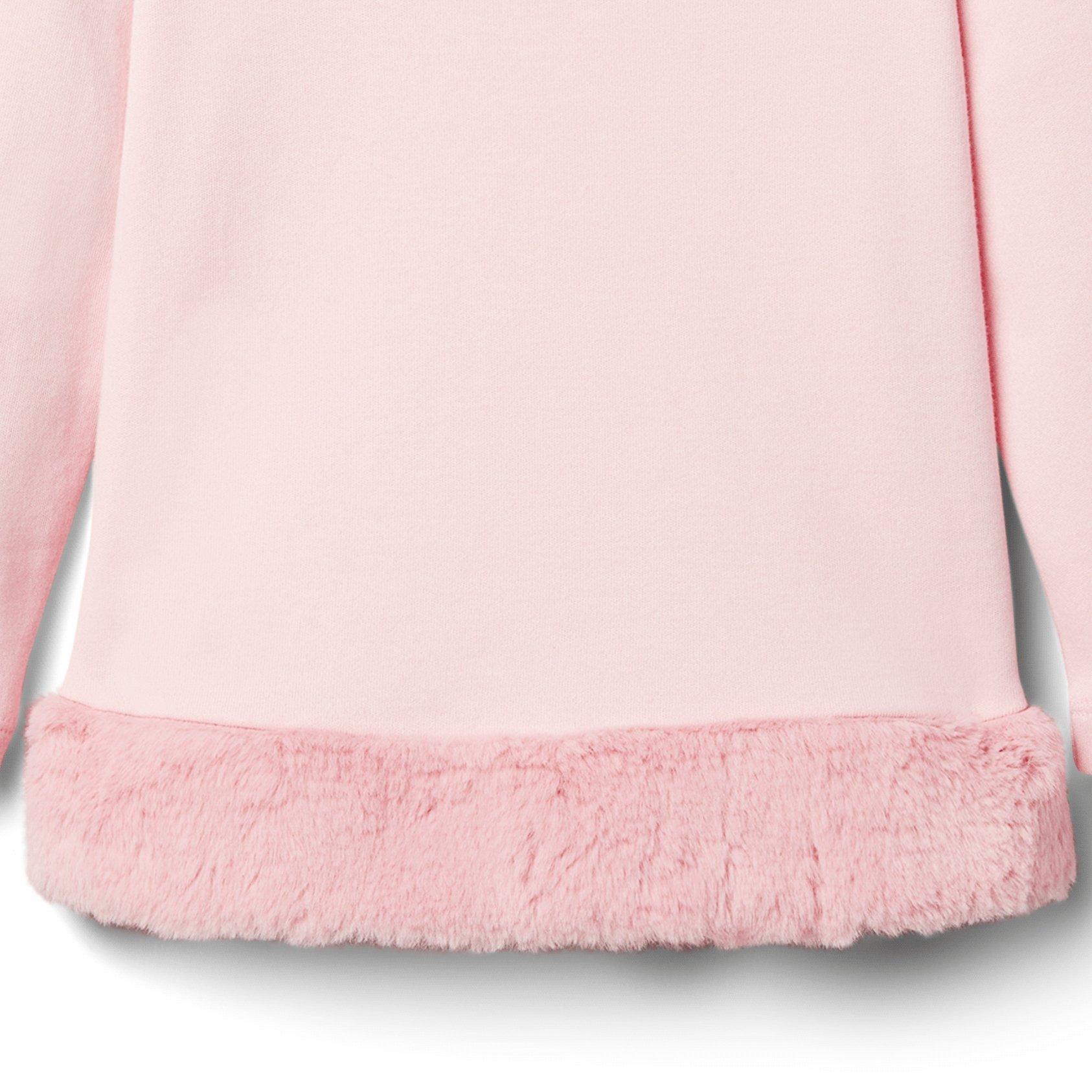 Faux Fur Trim Top image number 3