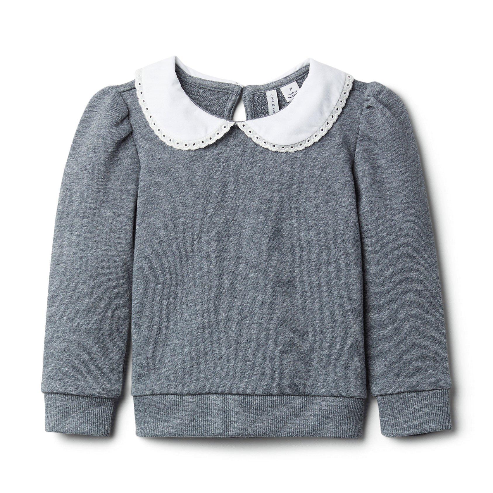 Eyelet Collar Sweatshirt image number 0