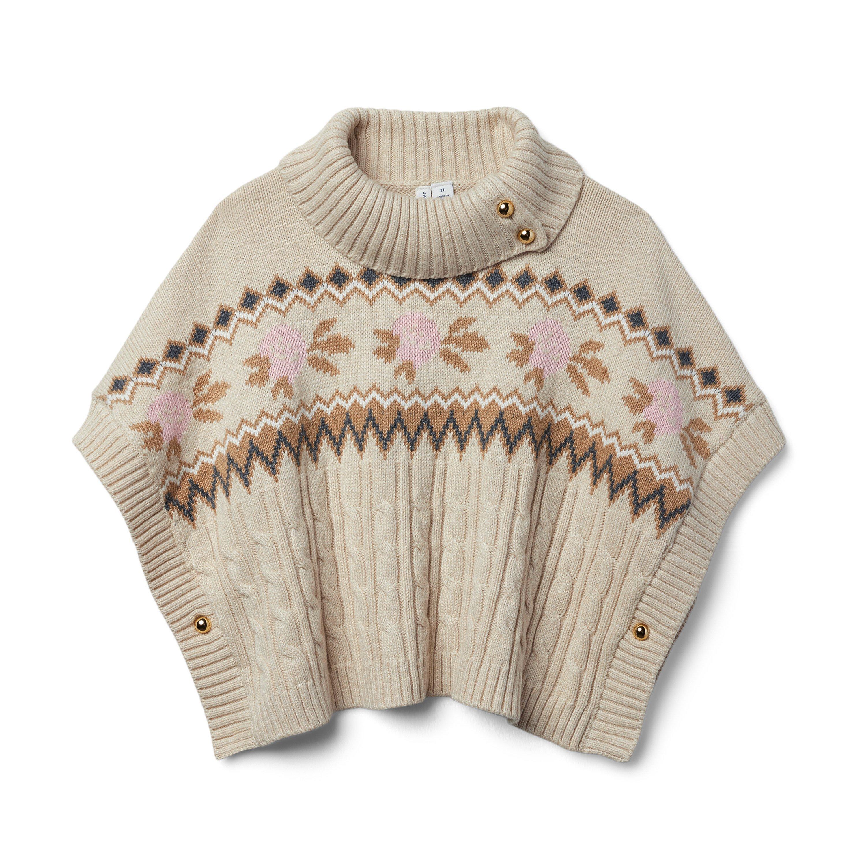 Fair Isle Flowers Cape image number 0