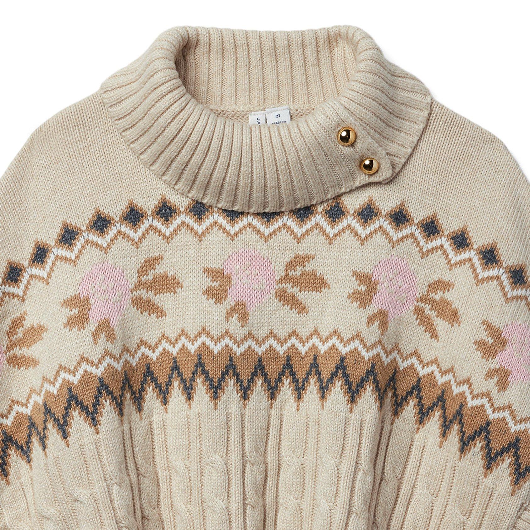 Fair Isle Flowers Cape image number 2