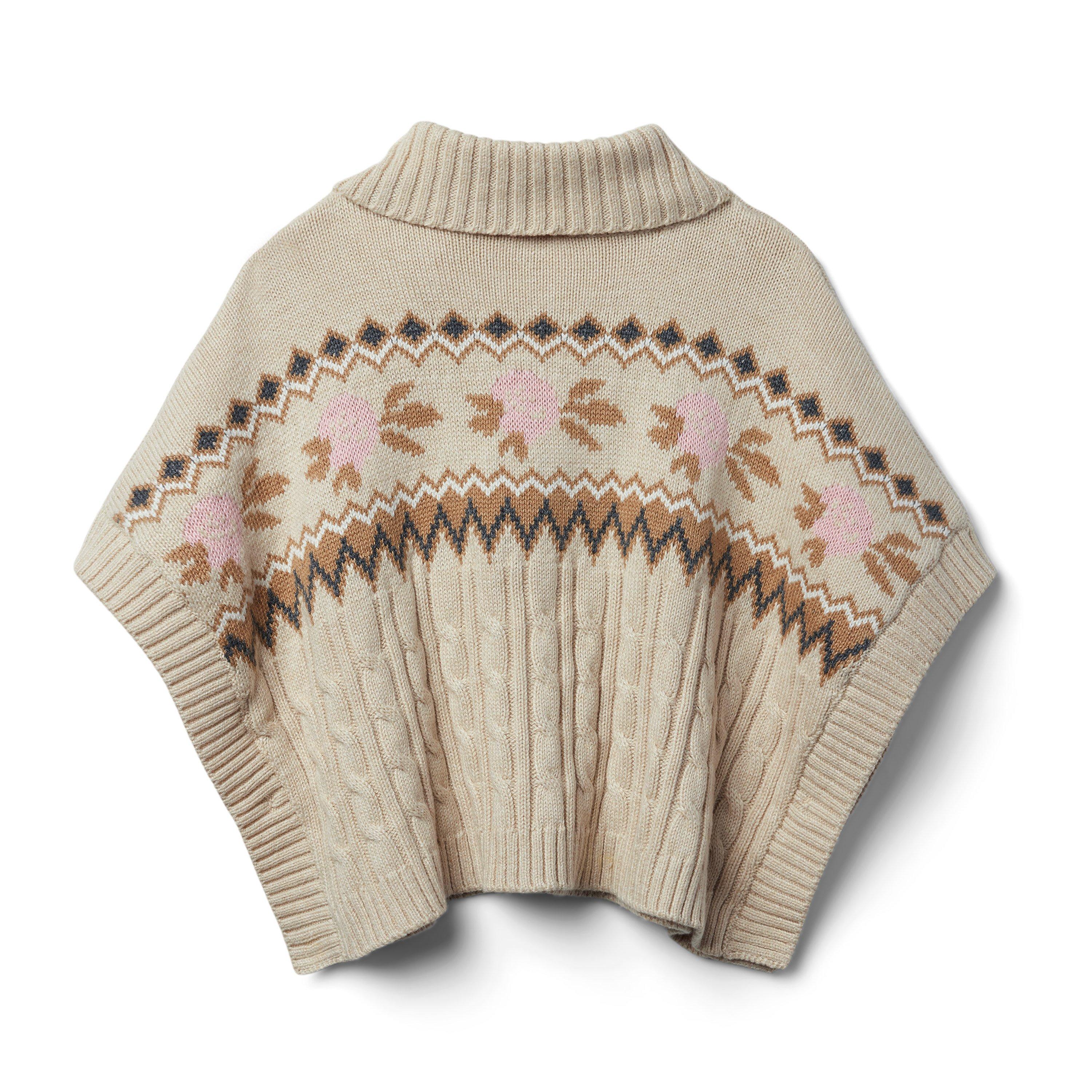 Fair Isle Flowers Cape image number 1