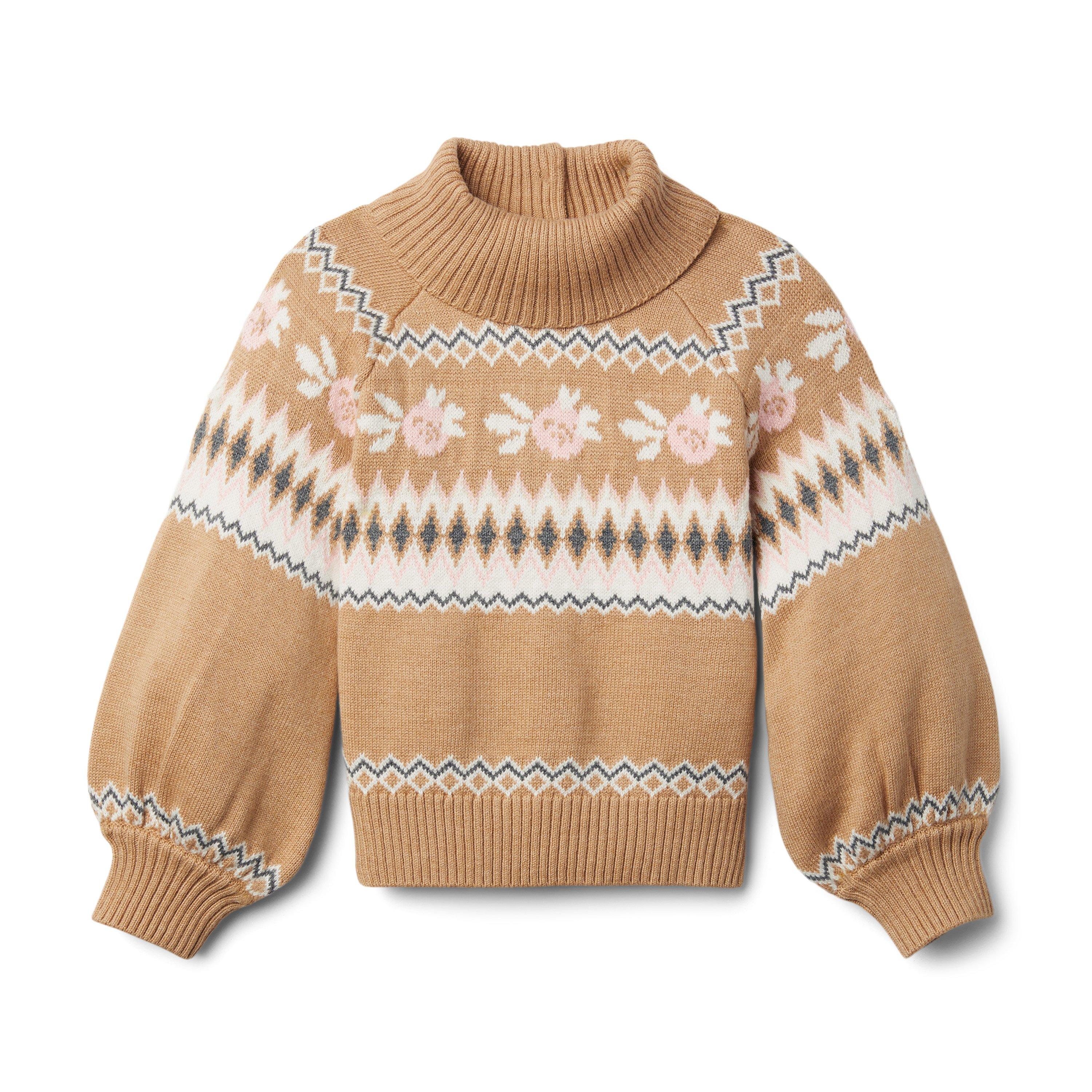 Fair Isle Flowers Sweater 