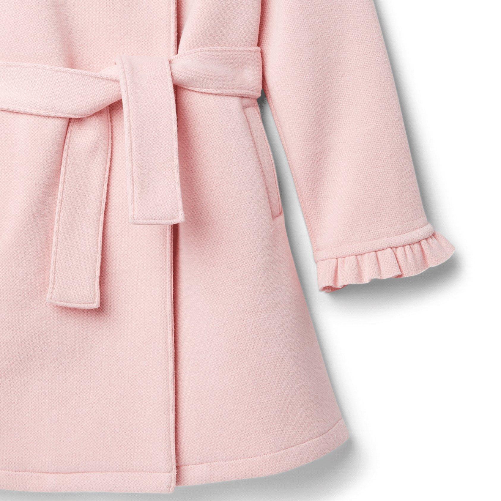 Ruffle Trim Wrap Coat image number 3