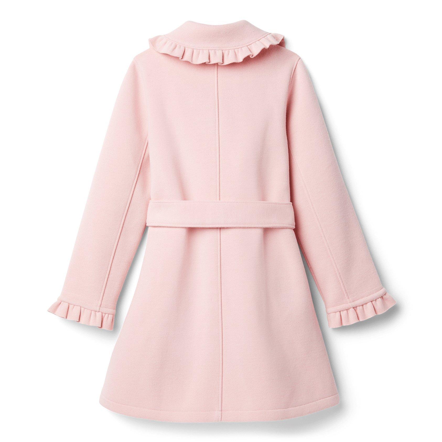 Ruffle Trim Wrap Coat image number 1