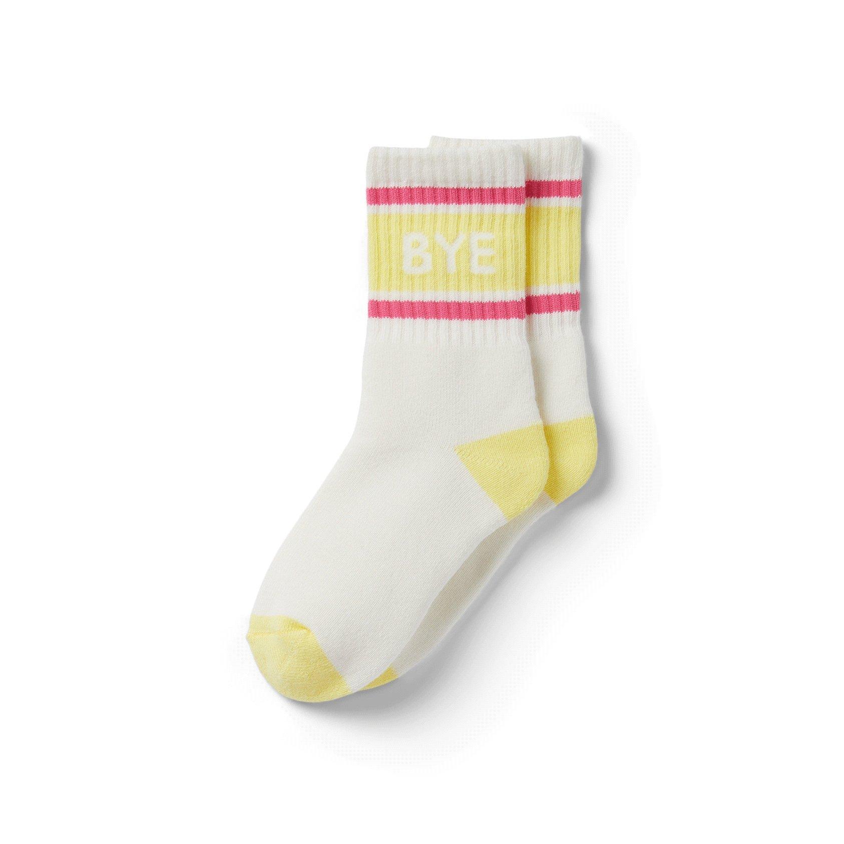 Hi Bye Crew Sock image number 1