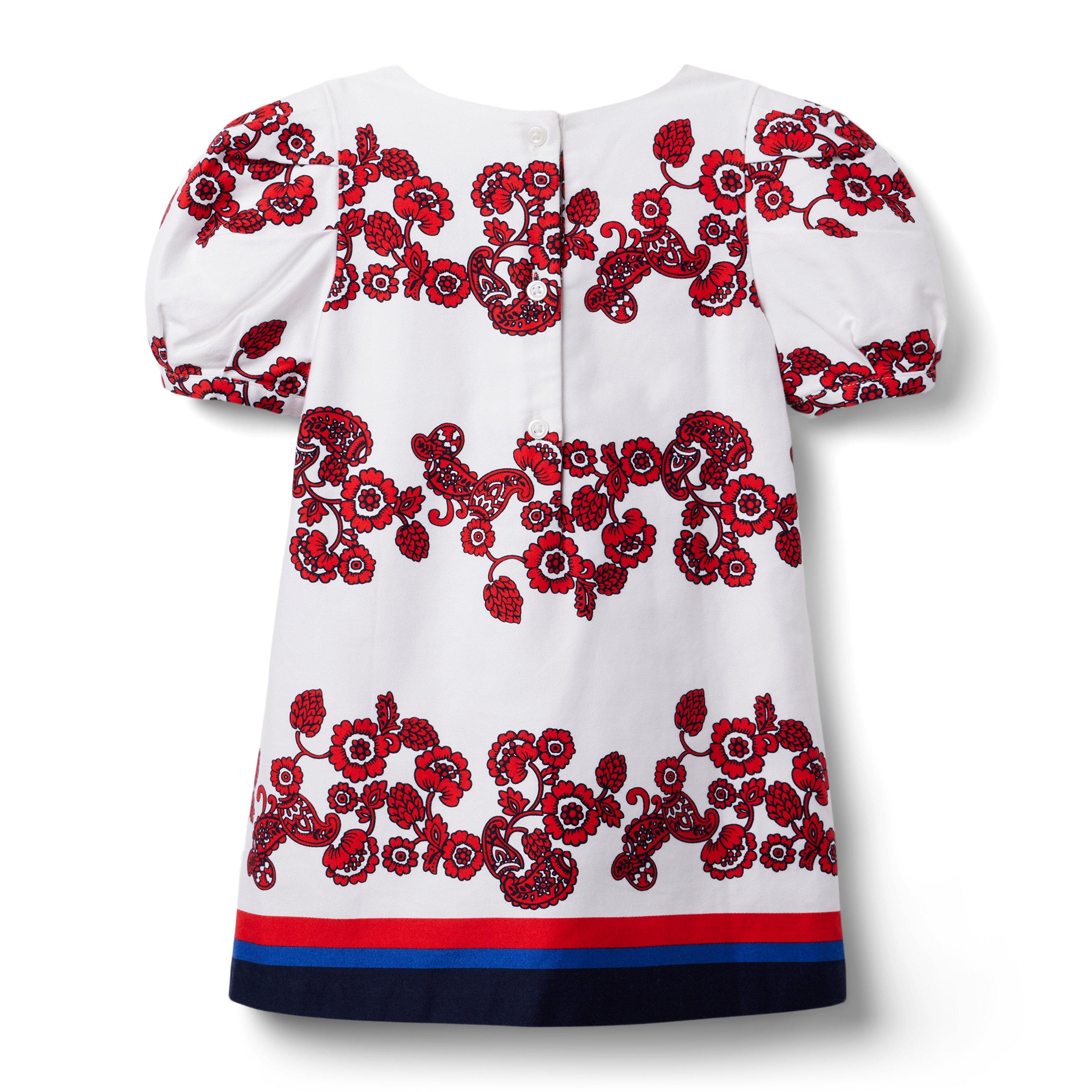 Paisley Floral Border Hem Dress image number 2