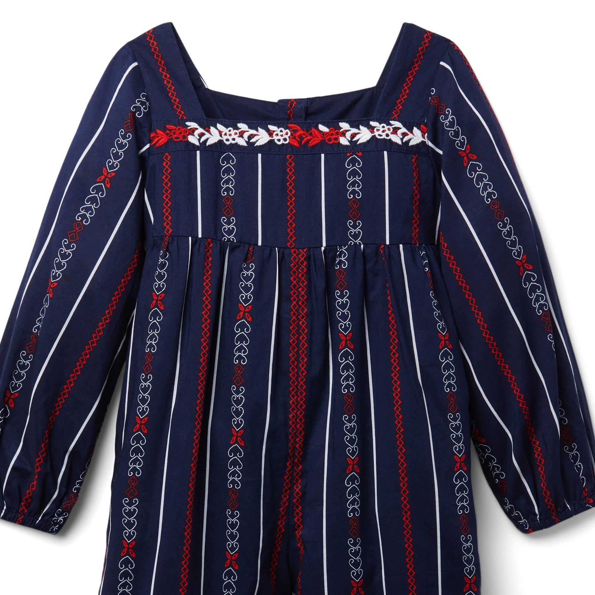 Embroidered Wide Leg Jumpsuit image number 2