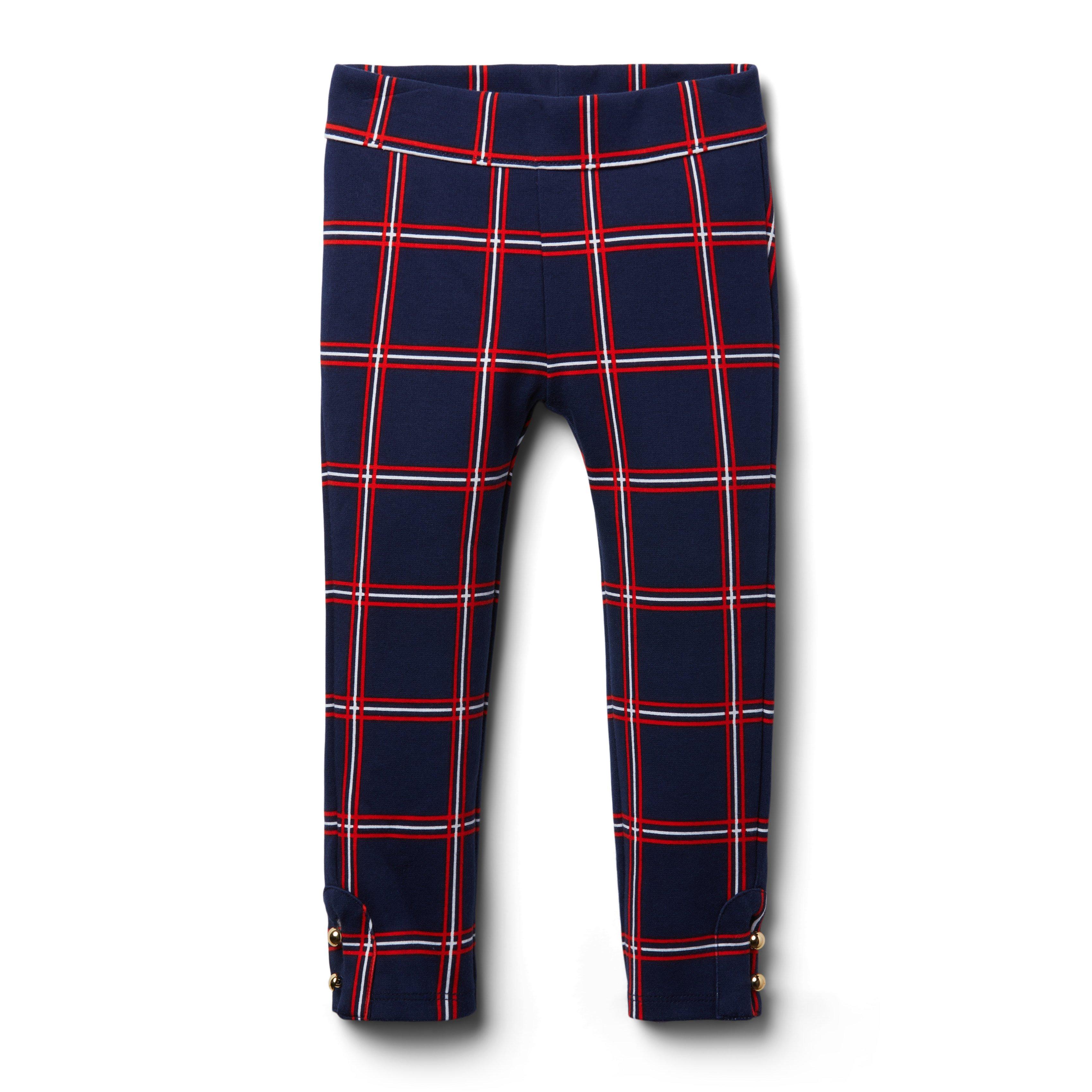 Plaid Ponte Pant