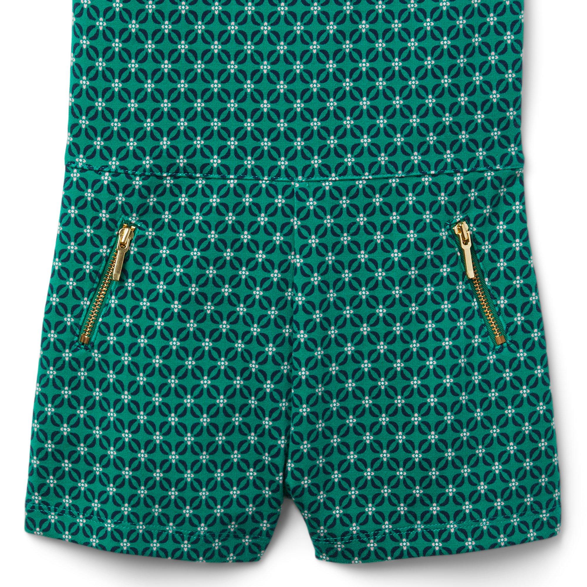 Geo Print Ponte Romper image number 3