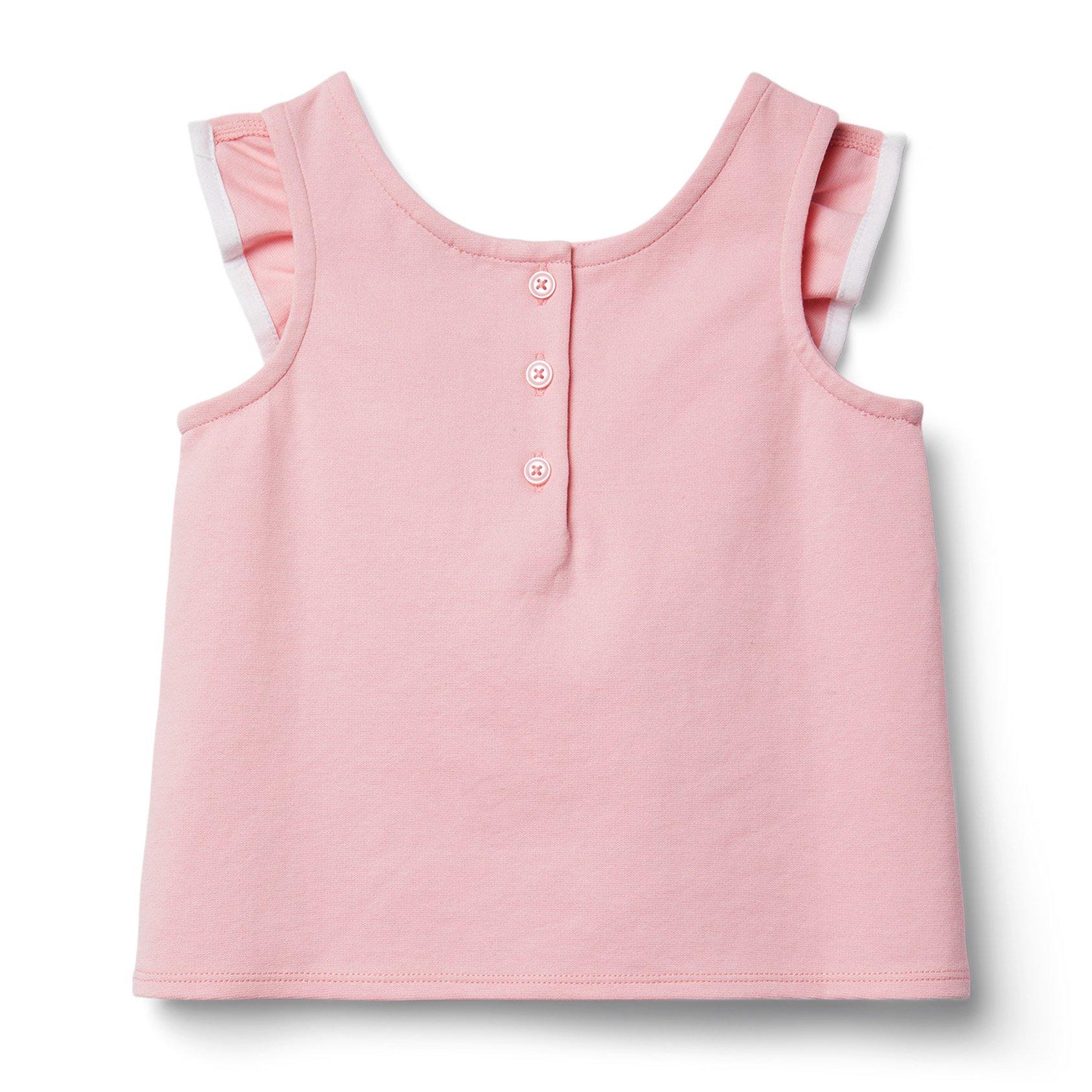 Ruffle Ponte Top image number 1