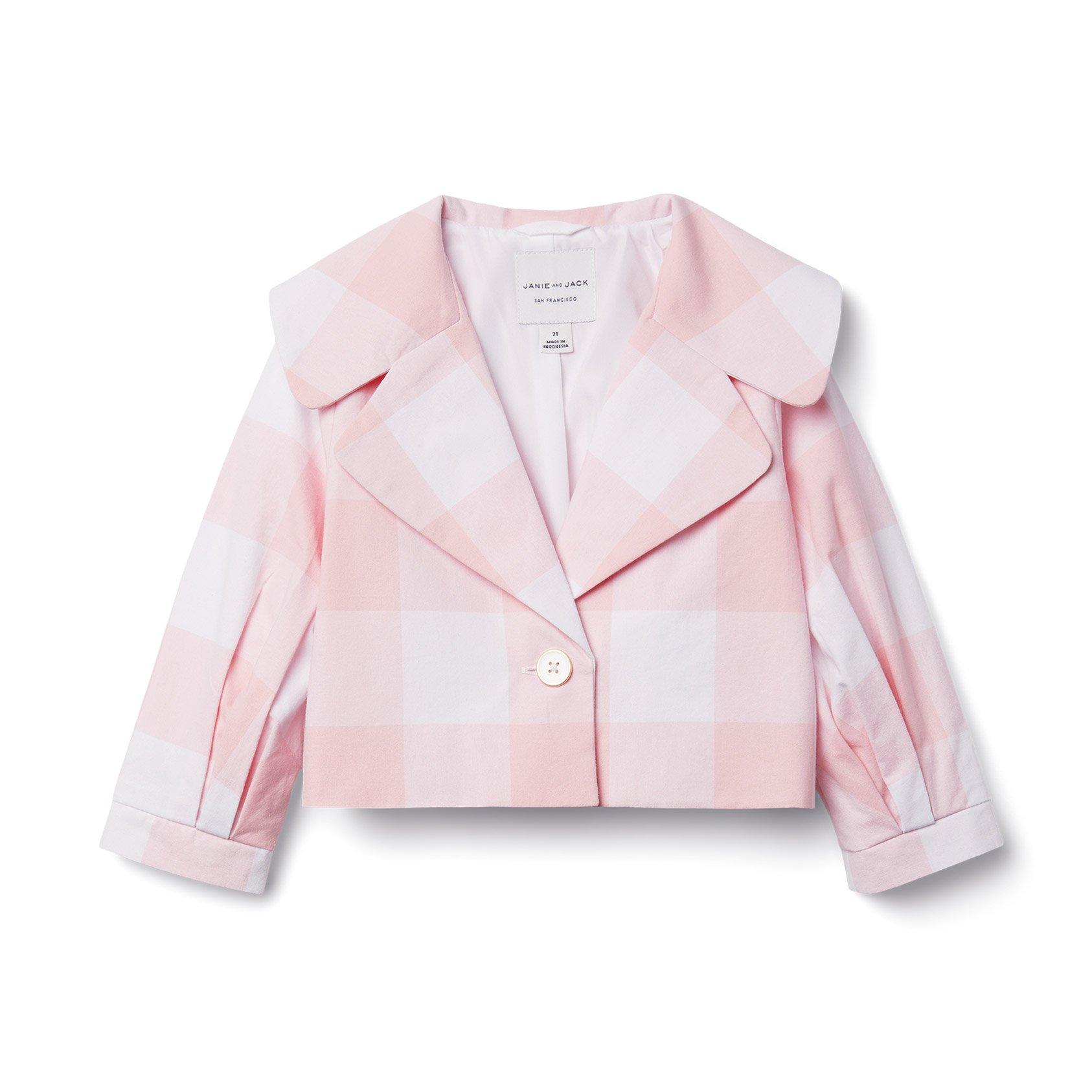 Gingham Poplin Jacket