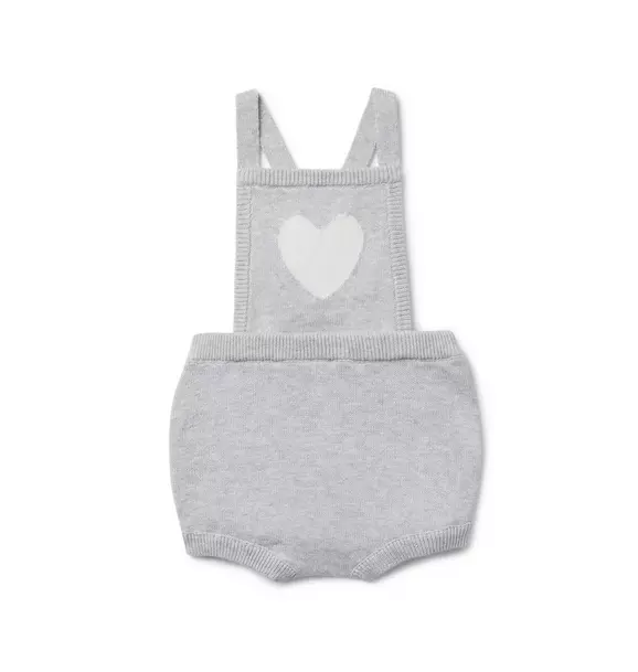 Baby Heart Sweater Romper