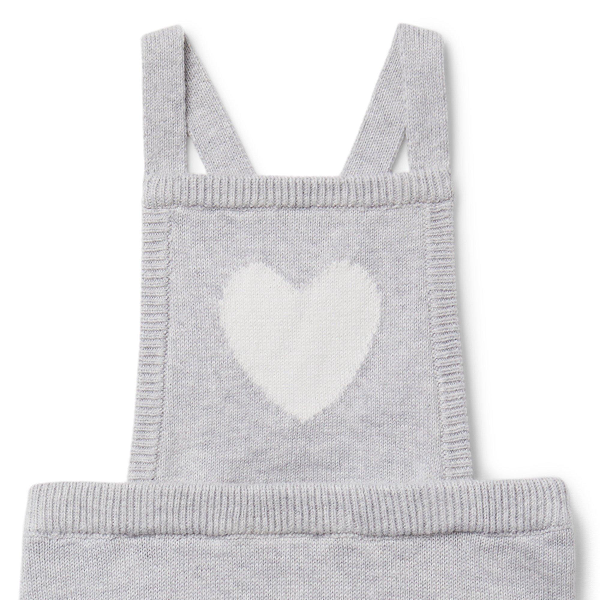 Baby Heart Sweater Romper image number 2