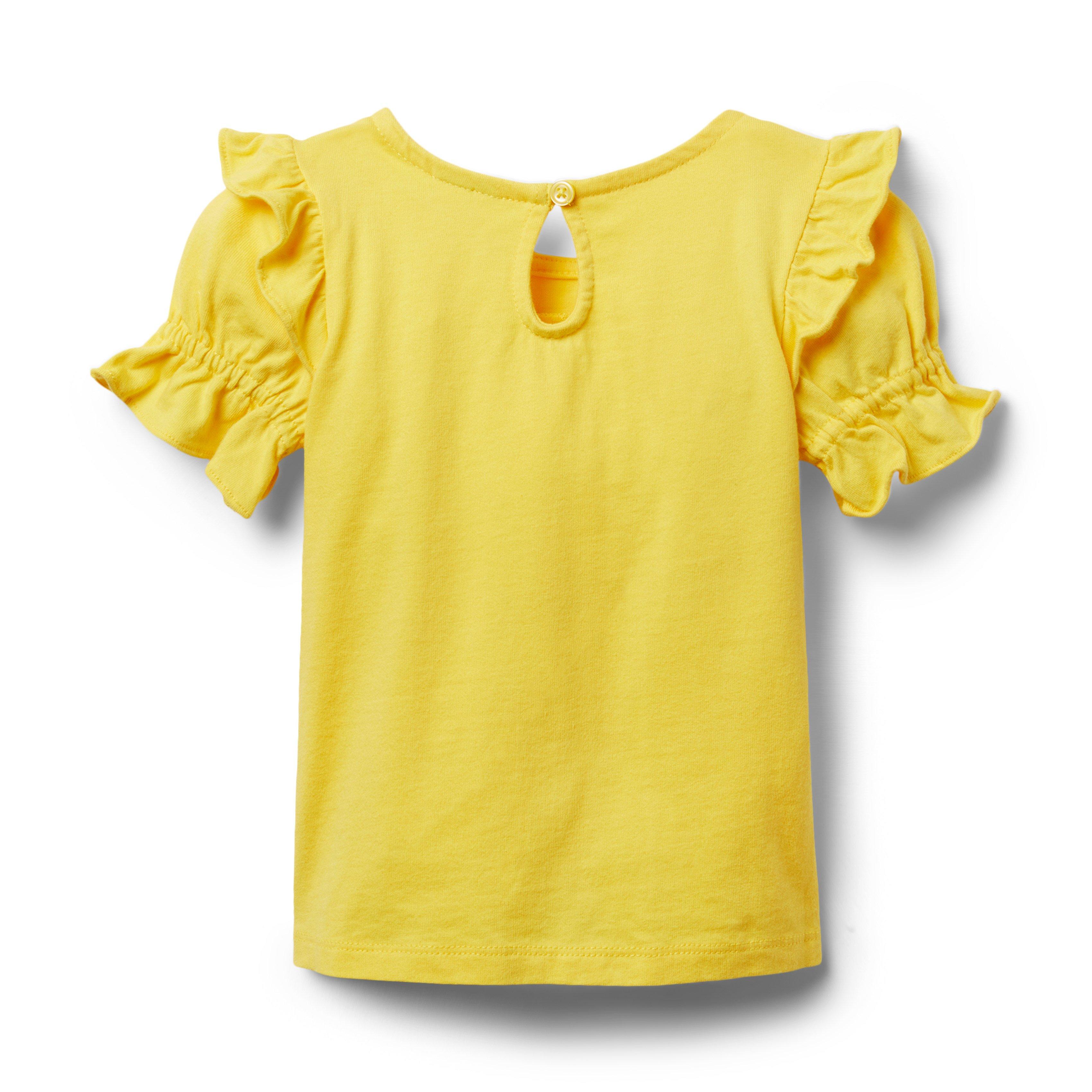 Puff Sleeve Ruffle Top image number 1