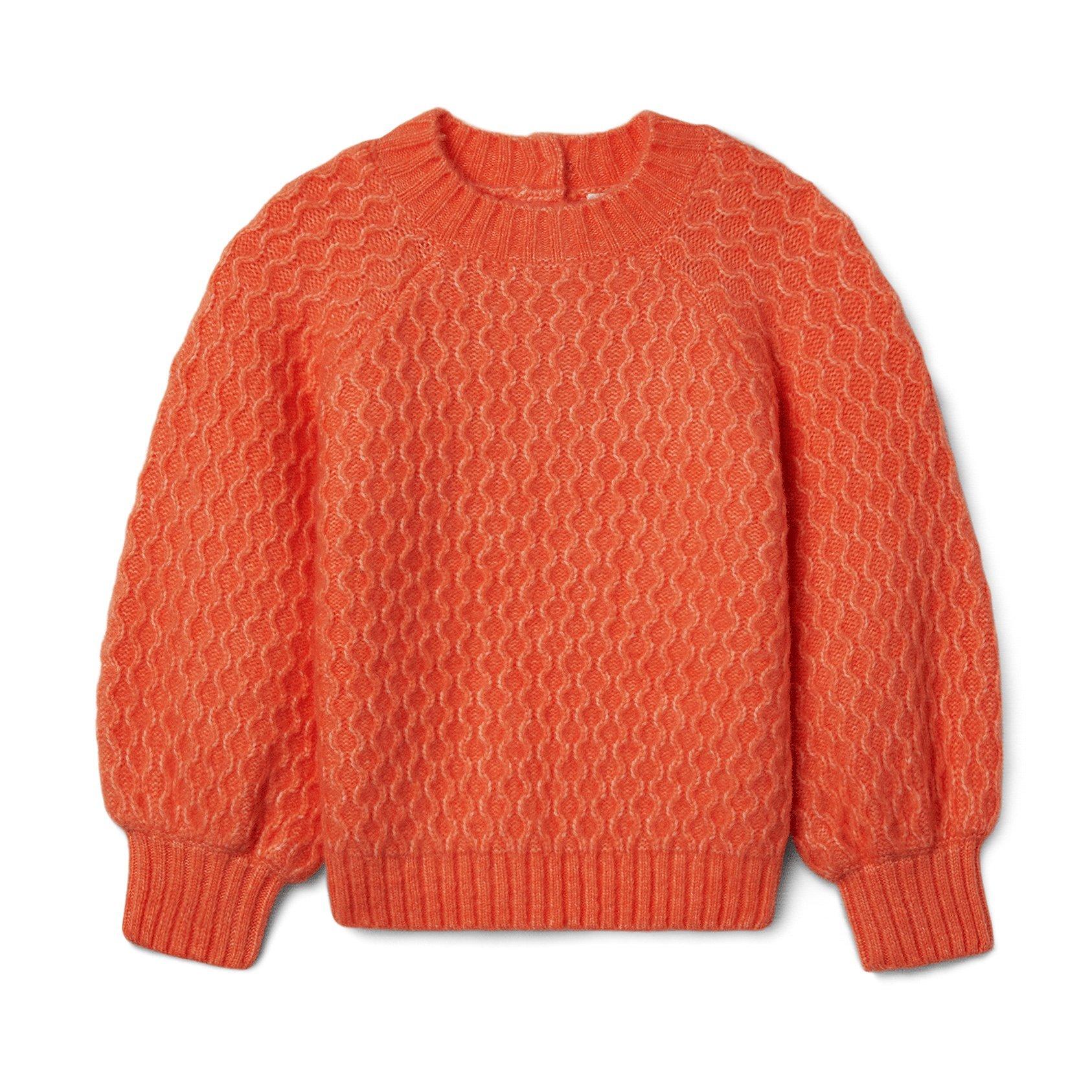 Balloon Sleeve Textured Sweater