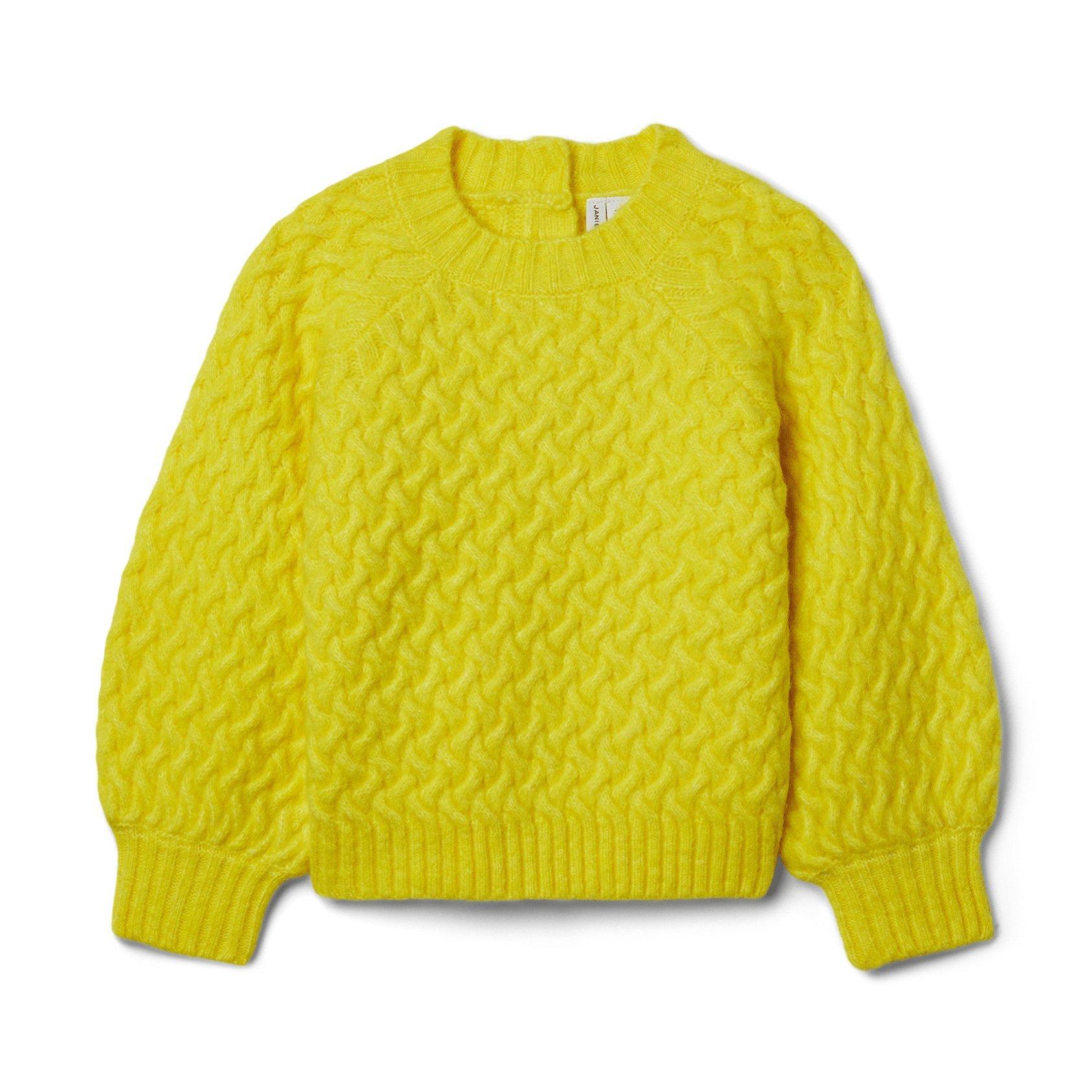 Balloon Sleeve Textured Sweater