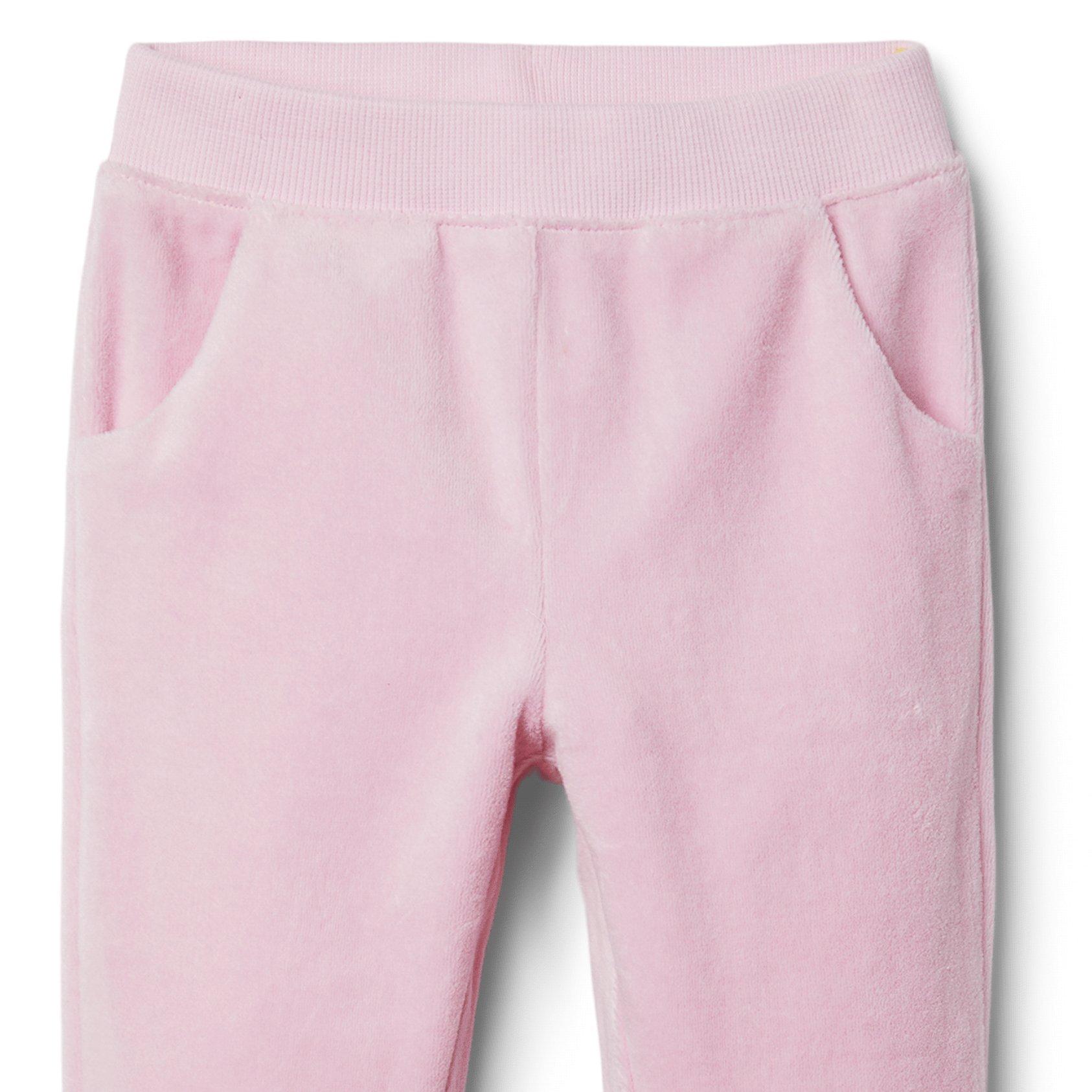 Rainbow Cuff Velour Jogger image number 2