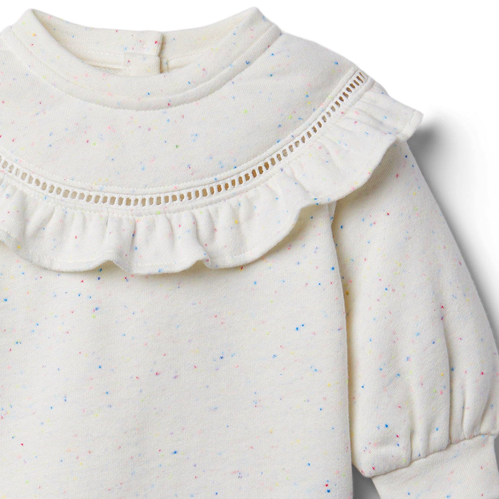 Confetti Ruffle Front Sweatshirt image number 2