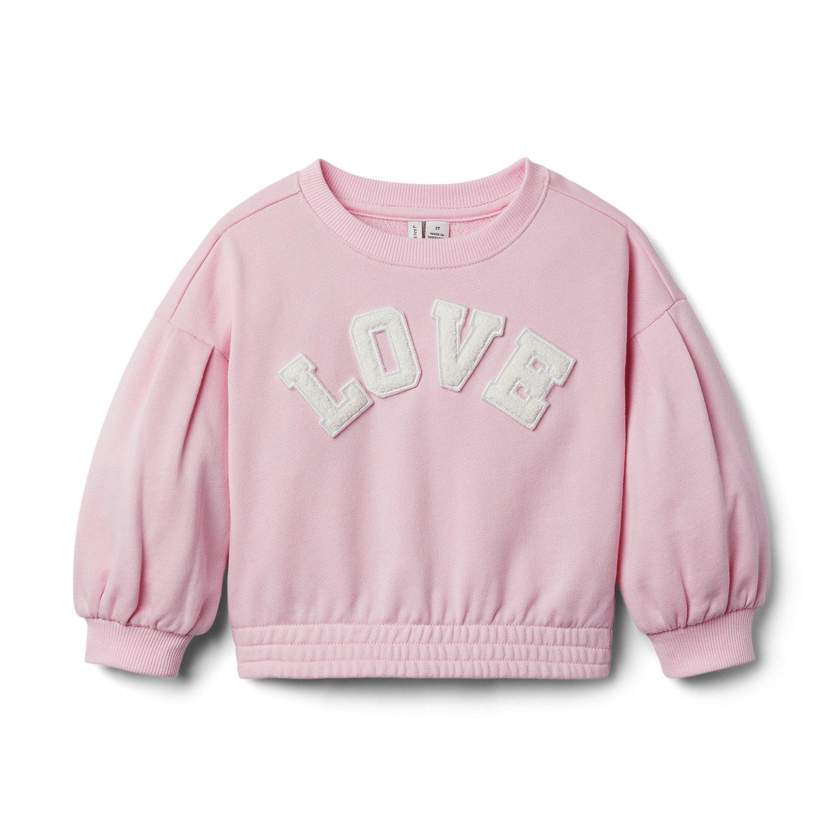 Love Puff Sleeve Sweatshirt