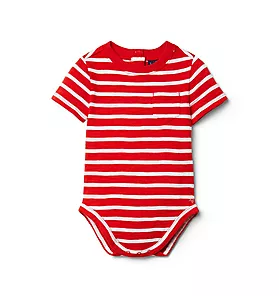 Baby Striped Slub Bodysuit