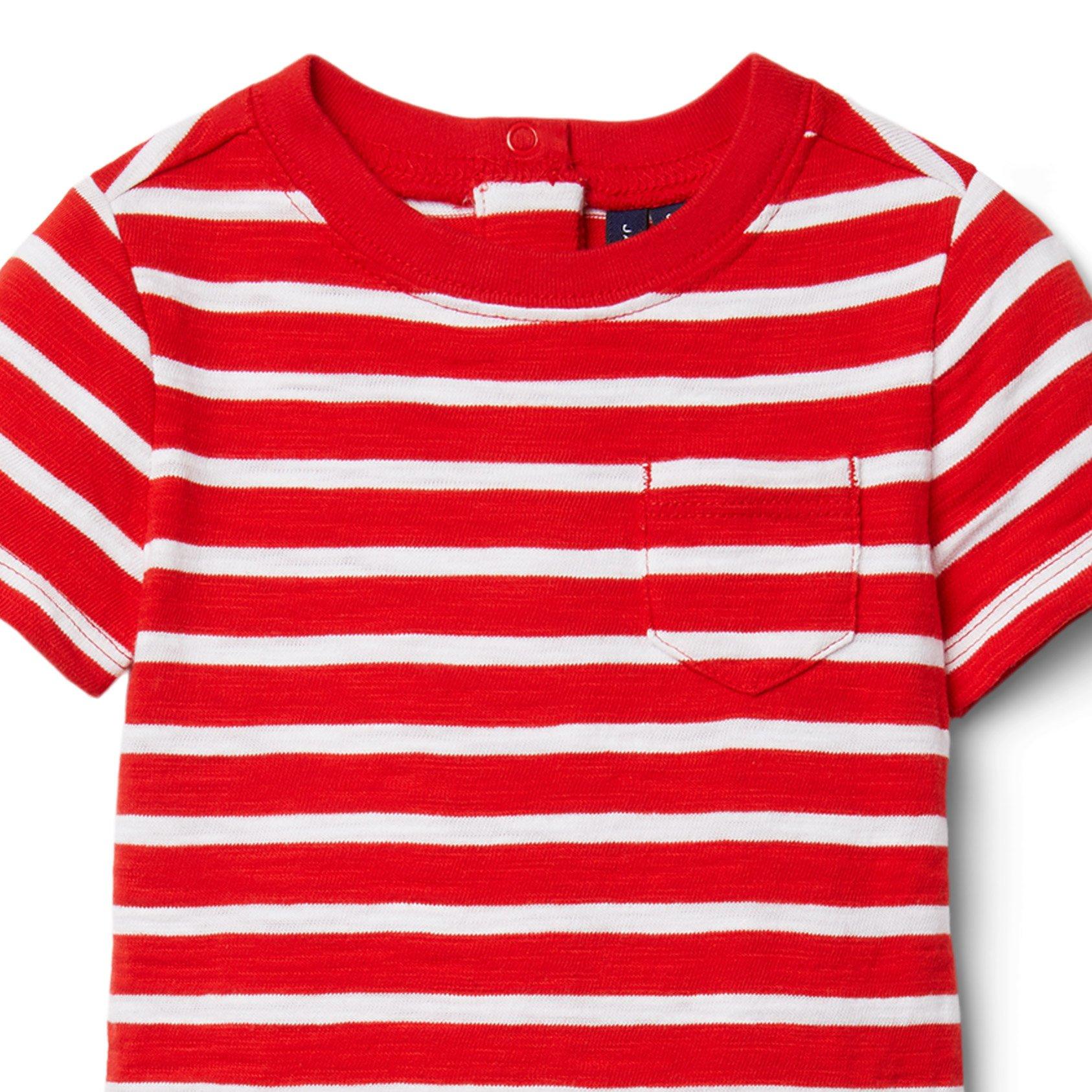 Baby Striped Slub Bodysuit image number 2