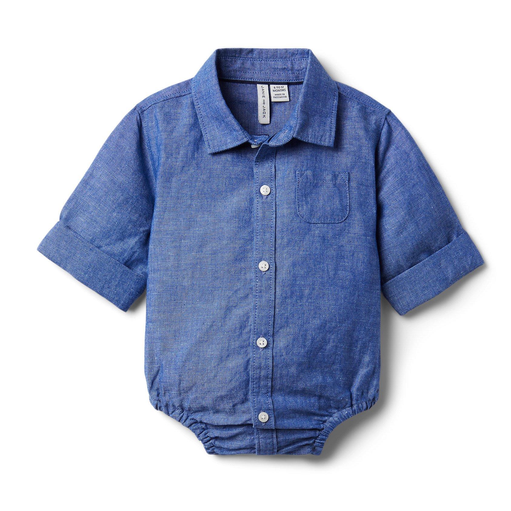 Baby Chambray Bodysuit image number 2