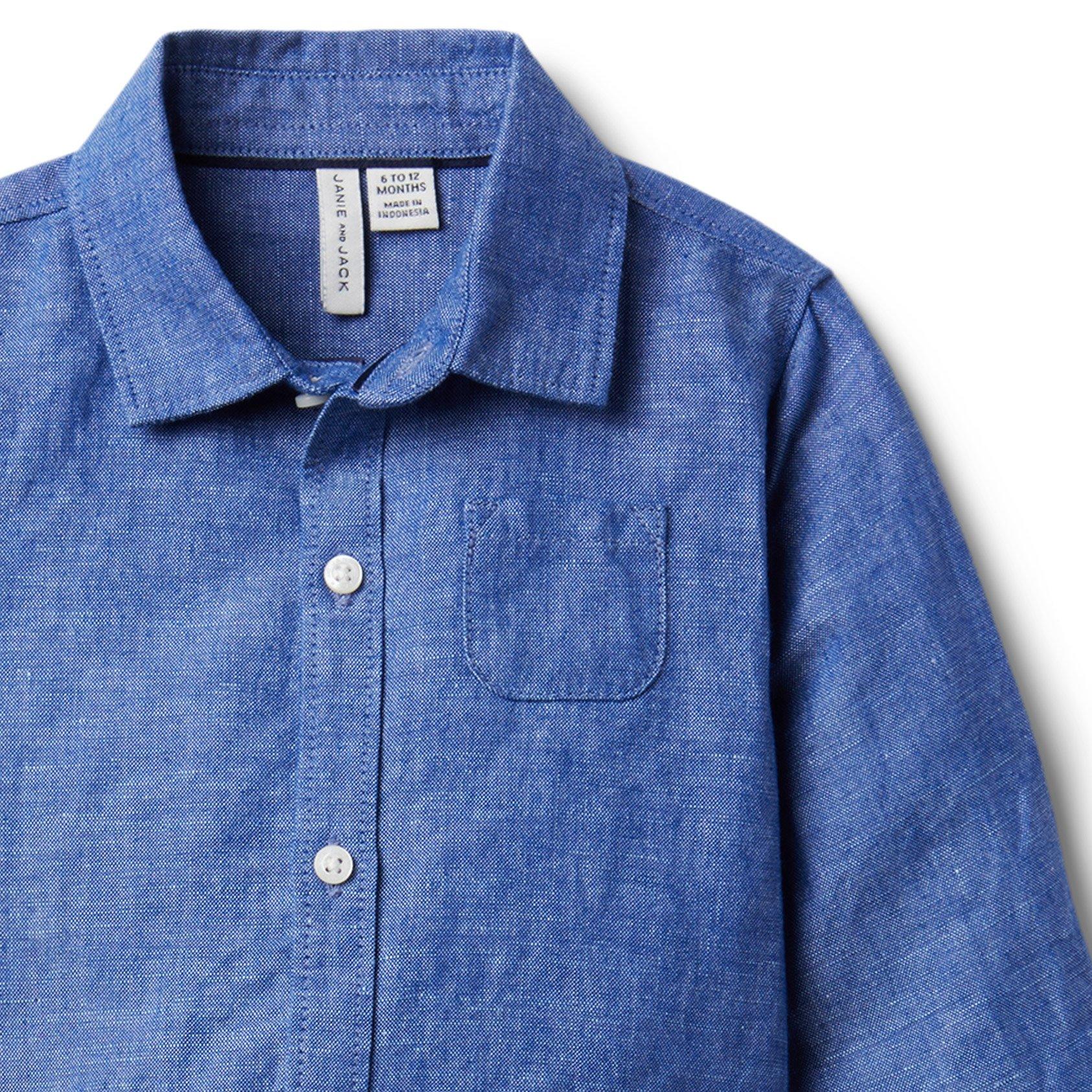 Baby Chambray Bodysuit image number 3