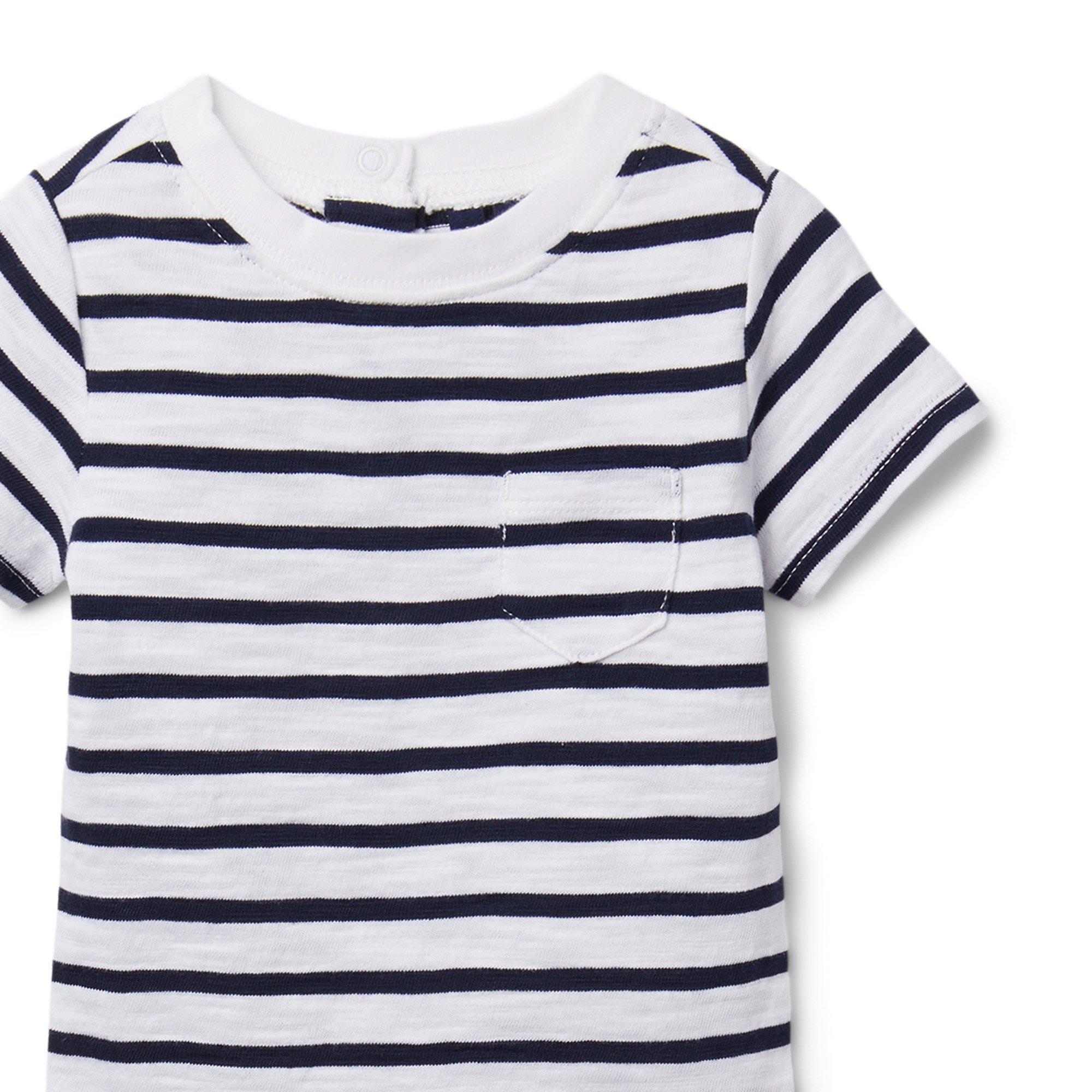 Baby Striped Slub Bodysuit image number 2