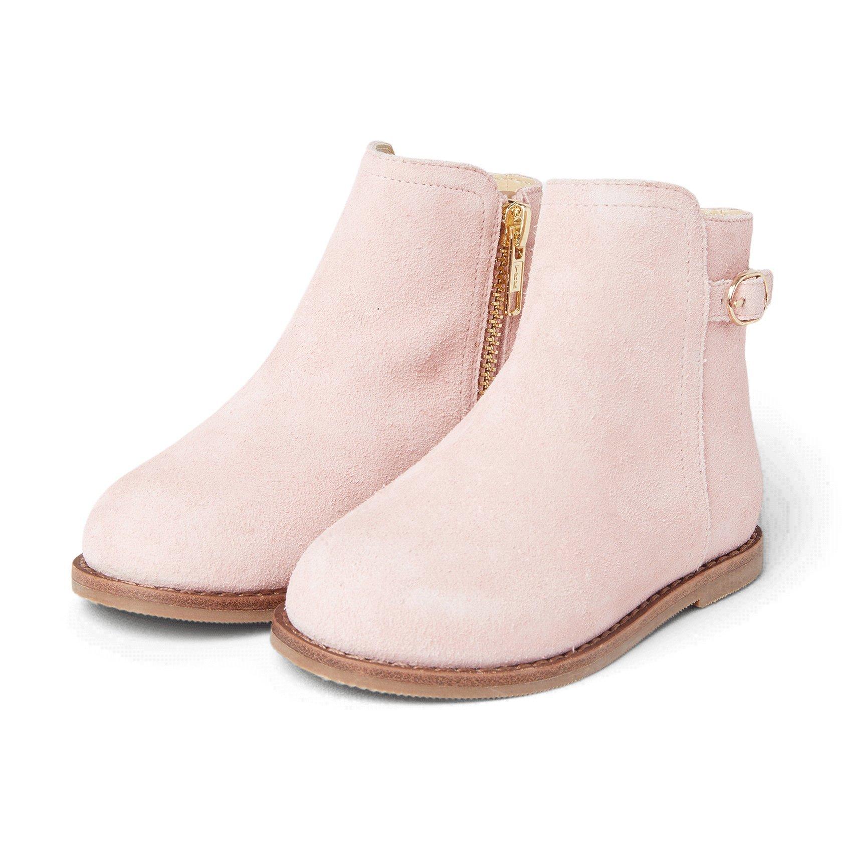 Suede Side Zip Bootie
