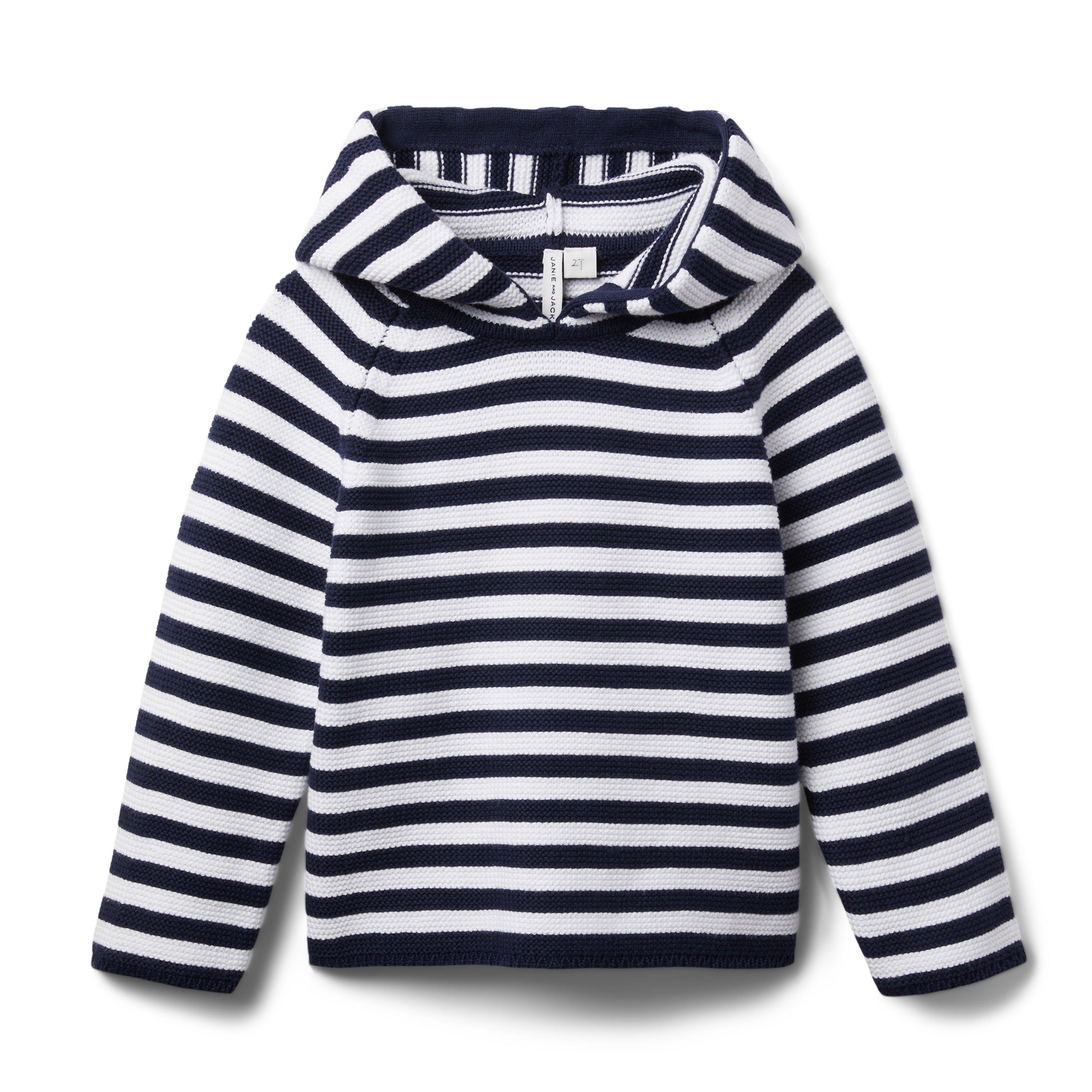 [teket] / ☆ 24FW Pajama Stripe Sweater / Navy Pajama Stripe Sweater Navy - teket