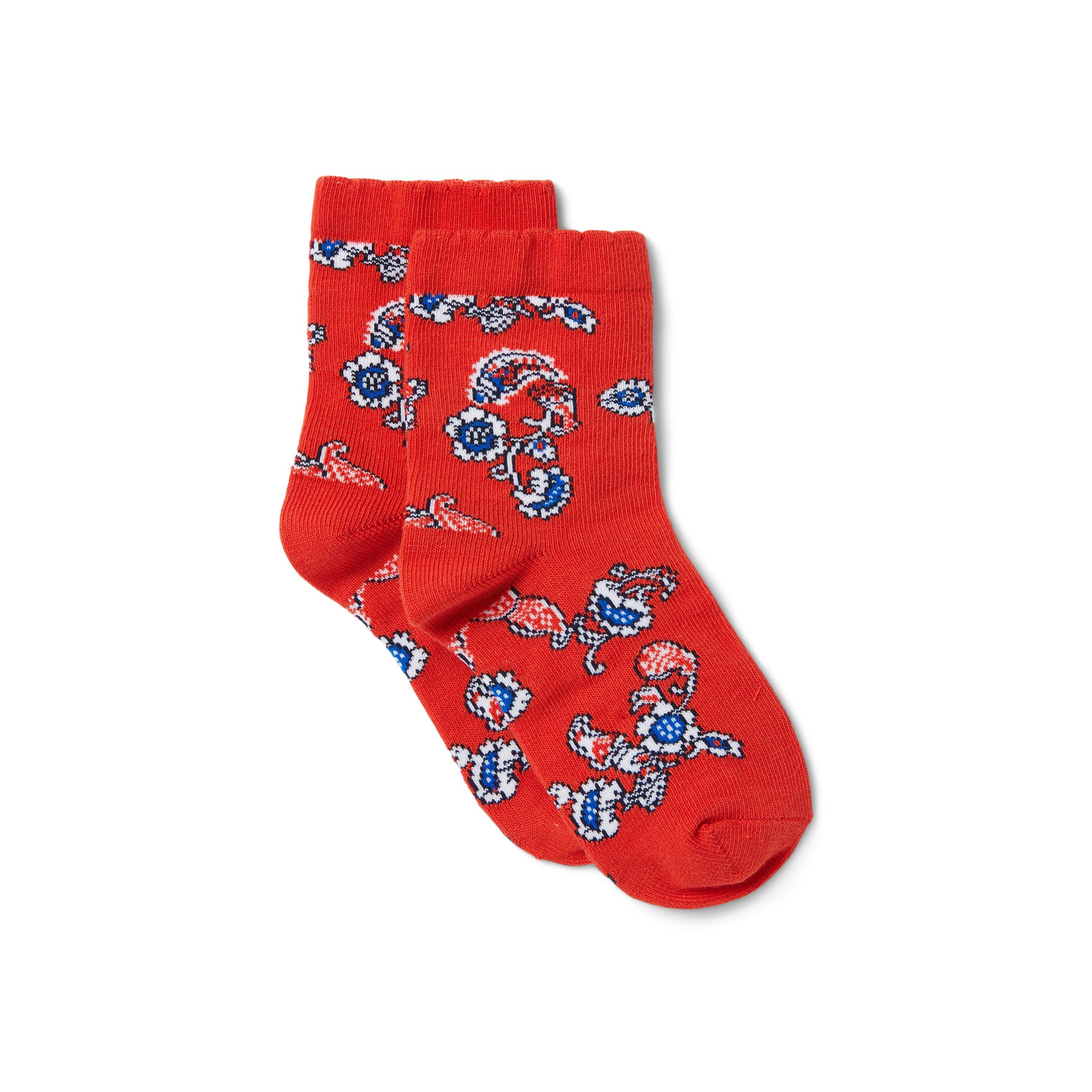Paisley Floral Sock image number 0