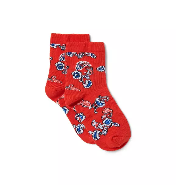 Paisley Floral Sock