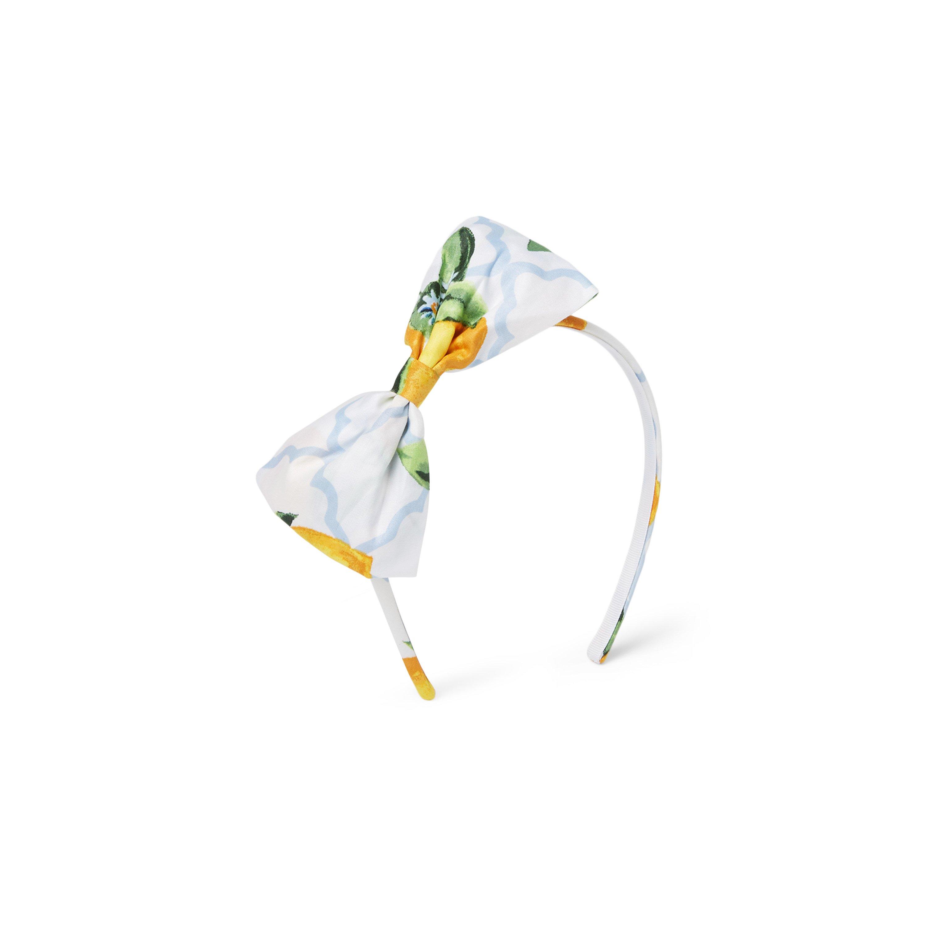 Lemon Bow Headband