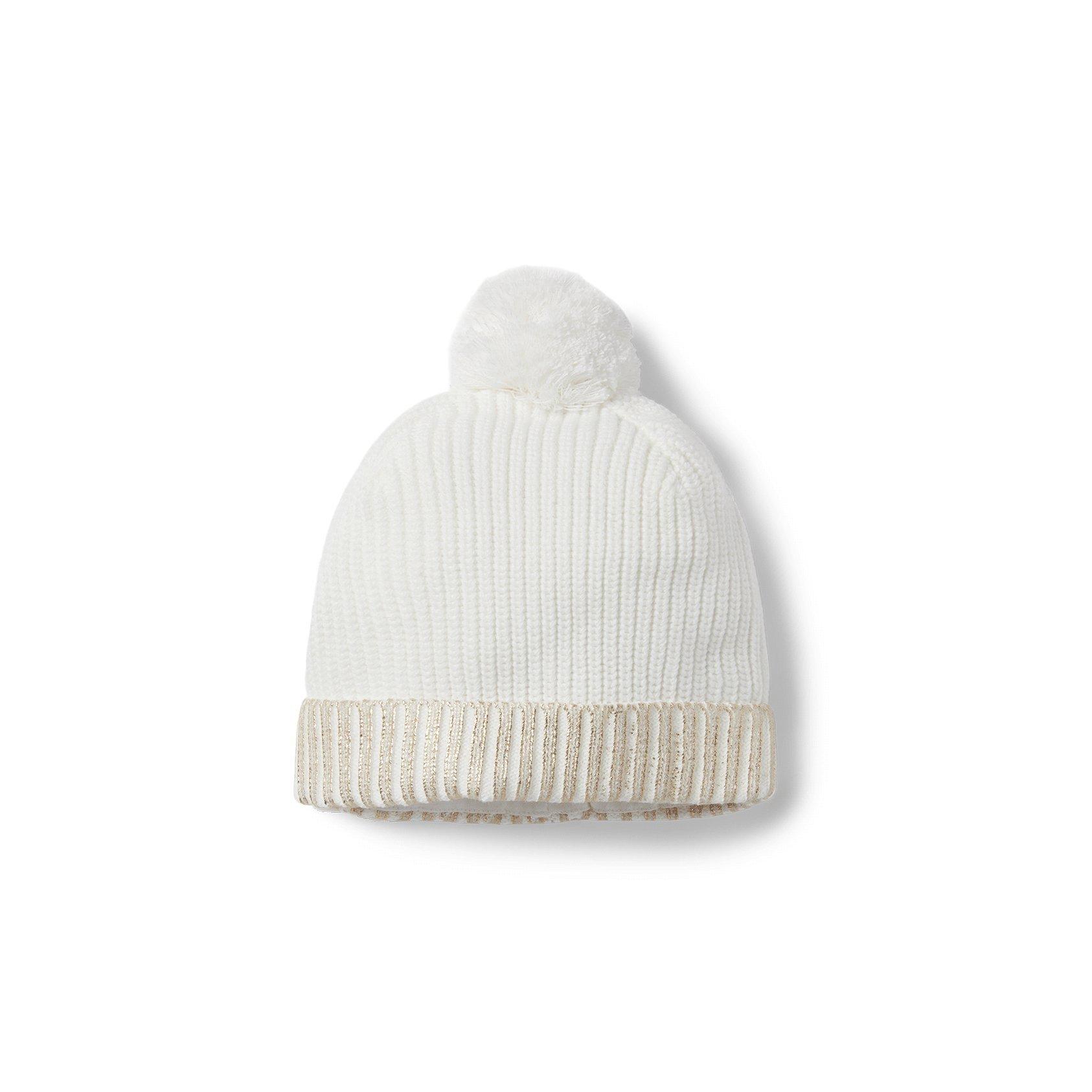 Metallic Trim Pom Beanie image number 0